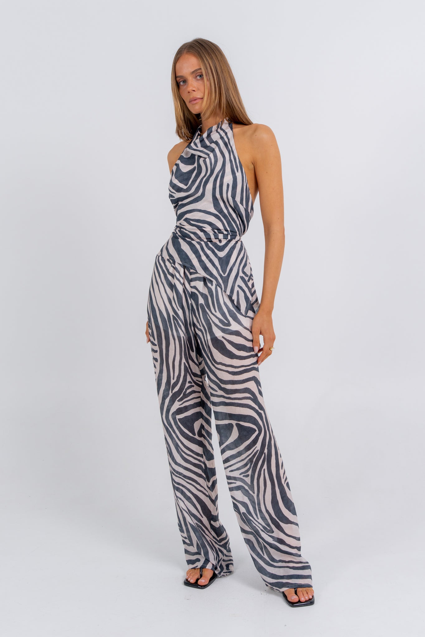 Elcie Pant Zebra Print
