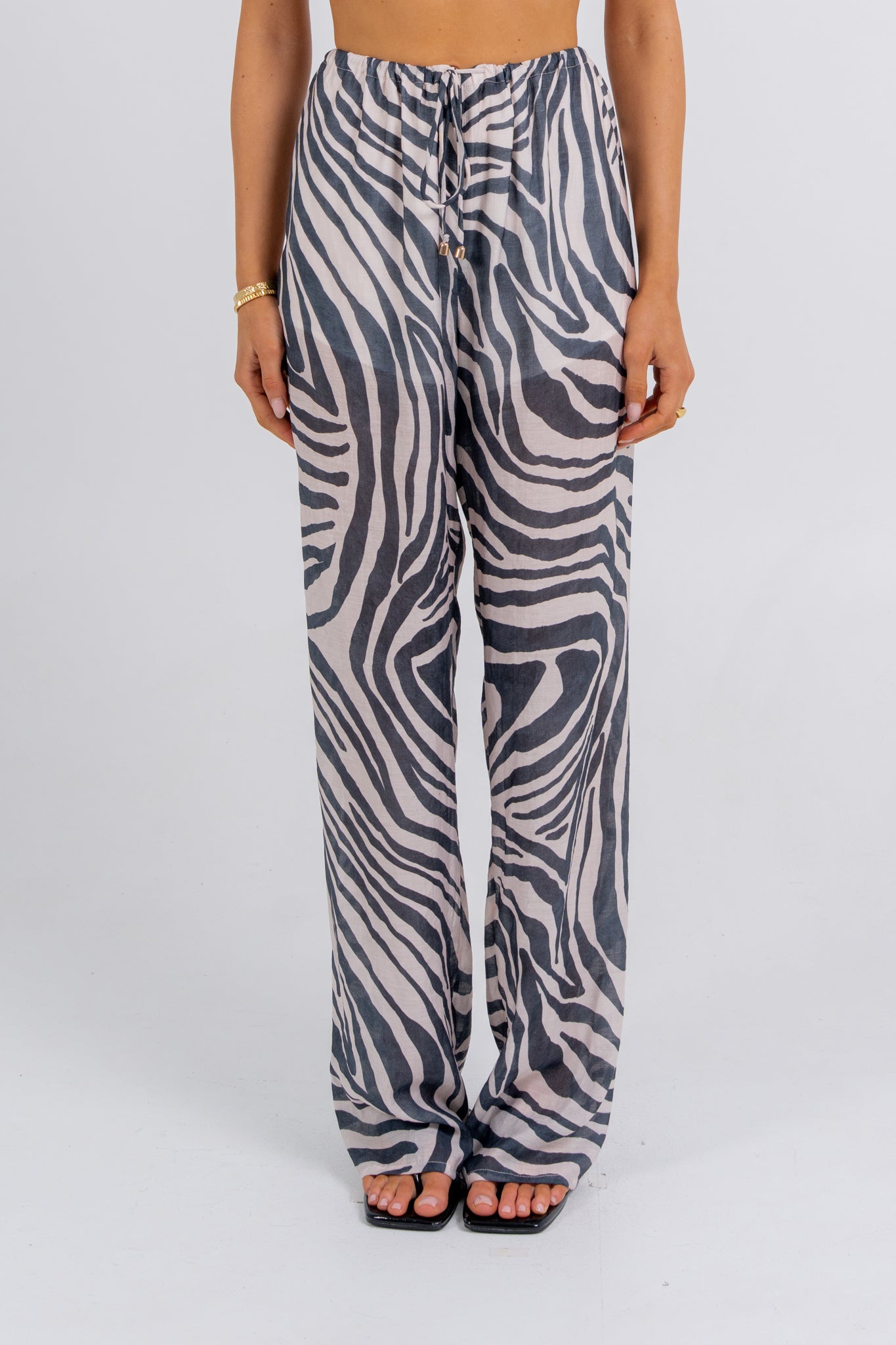Elcie Pant Zebra Print
