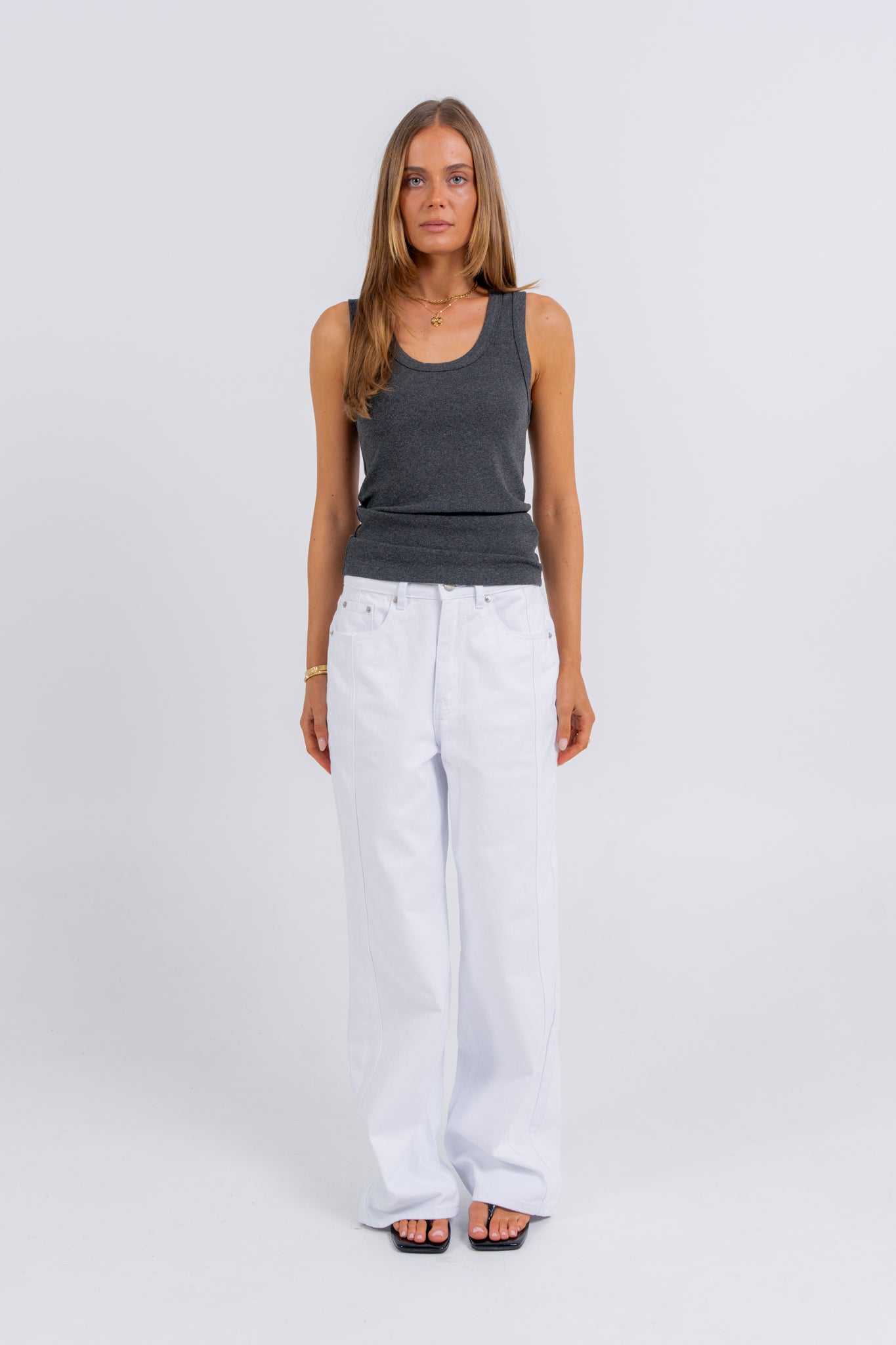 Gemma Tank Charcoal