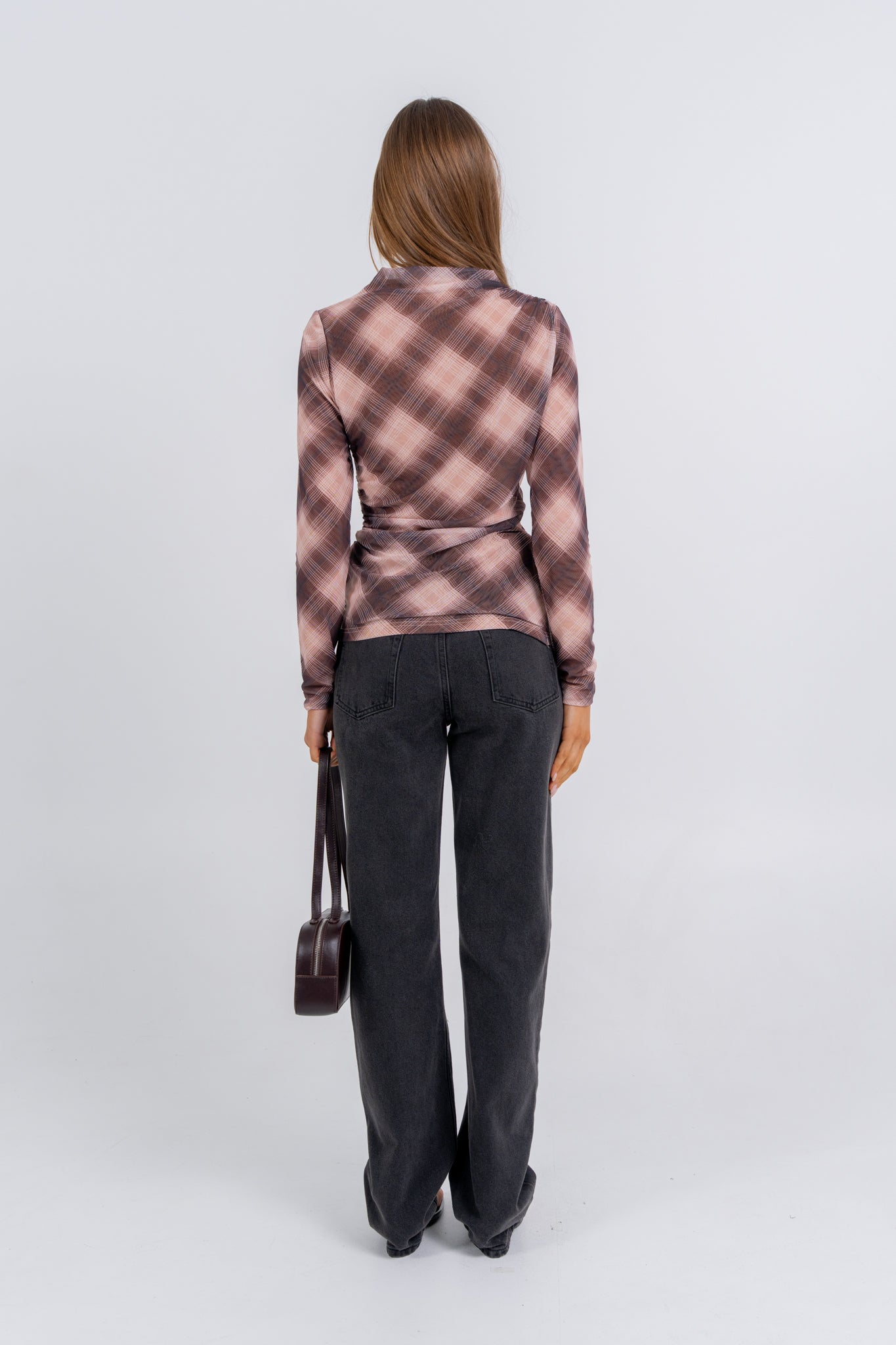Orlanda Top Plaid