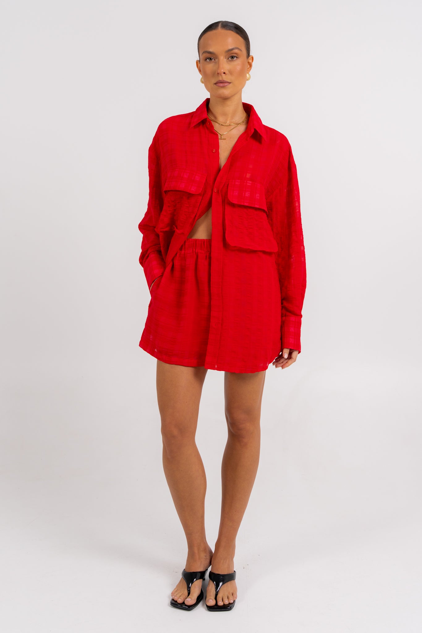 Olinda Short Red