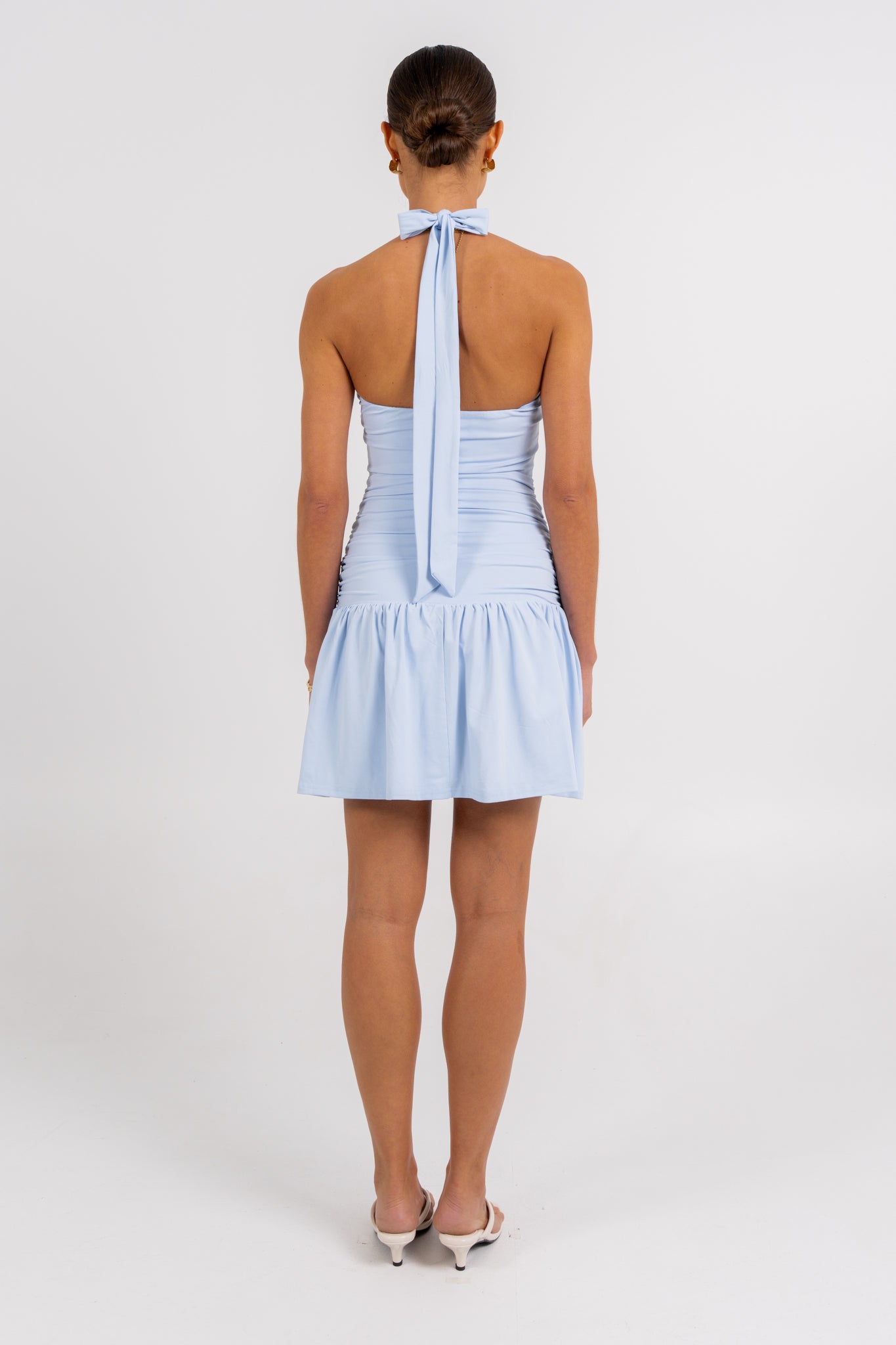 Xena Mini Dress Baby Blue