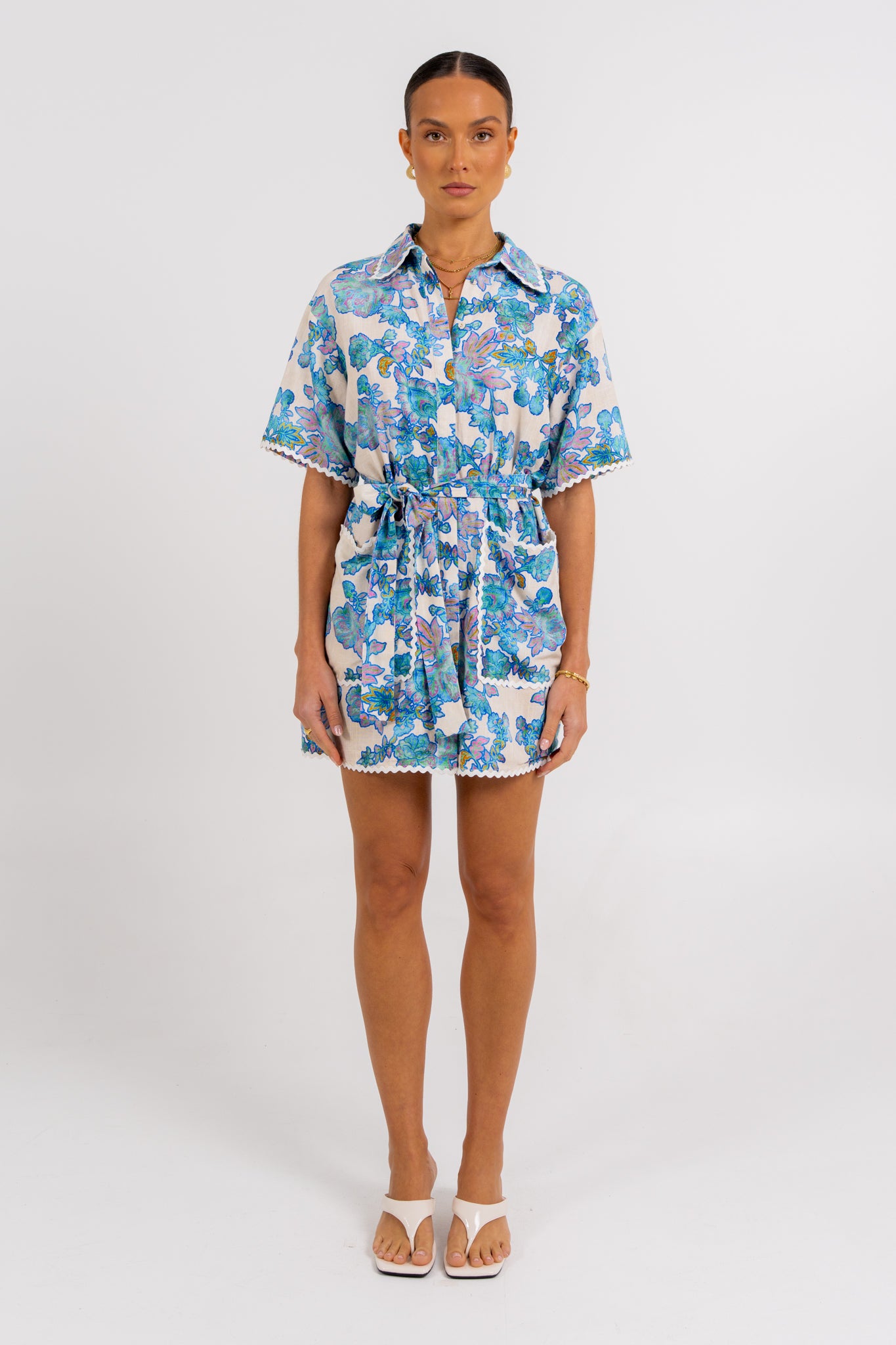 Bello Mini Dress Inkora Print