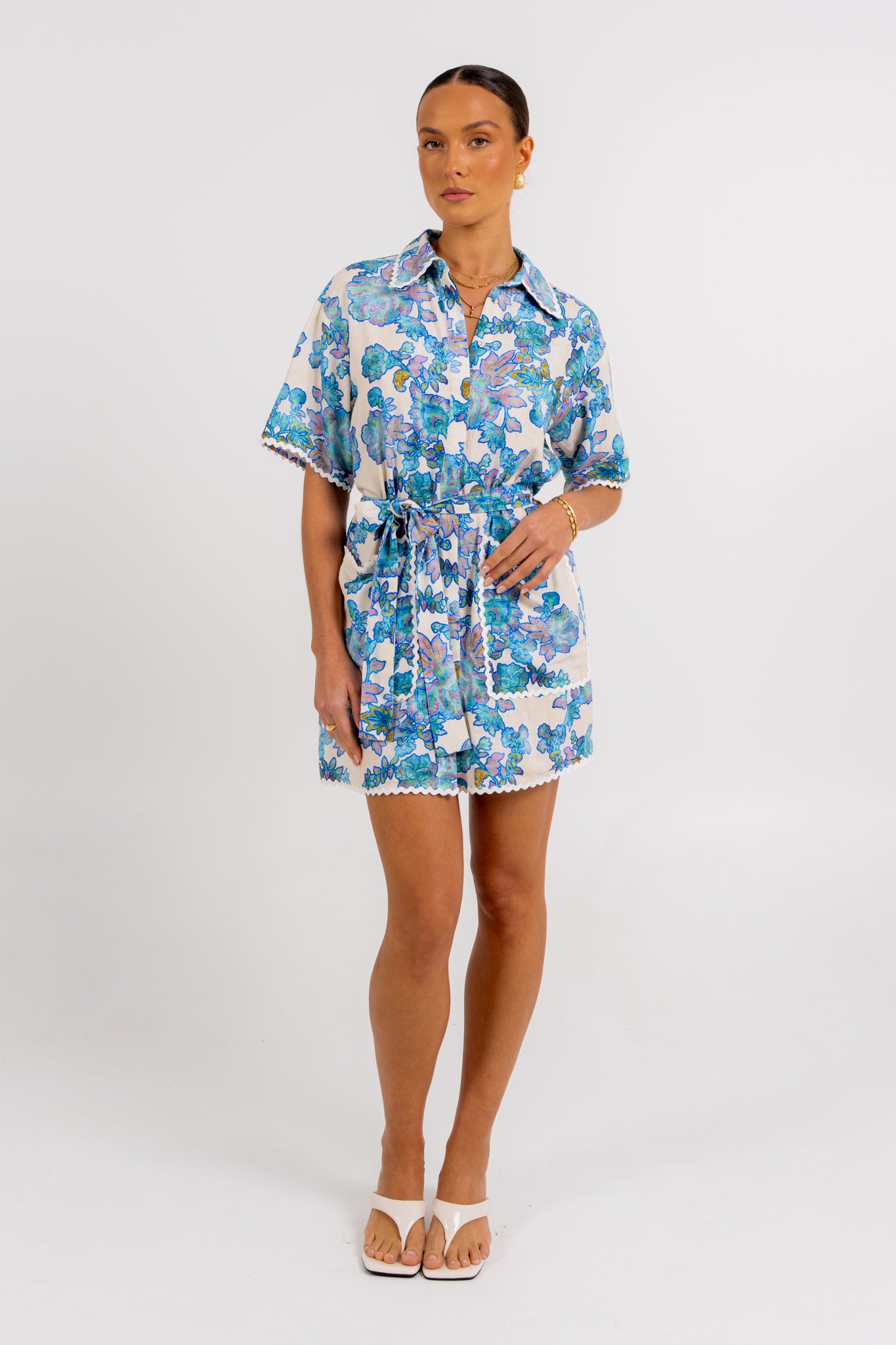 Bello Mini Dress Inkora Print
