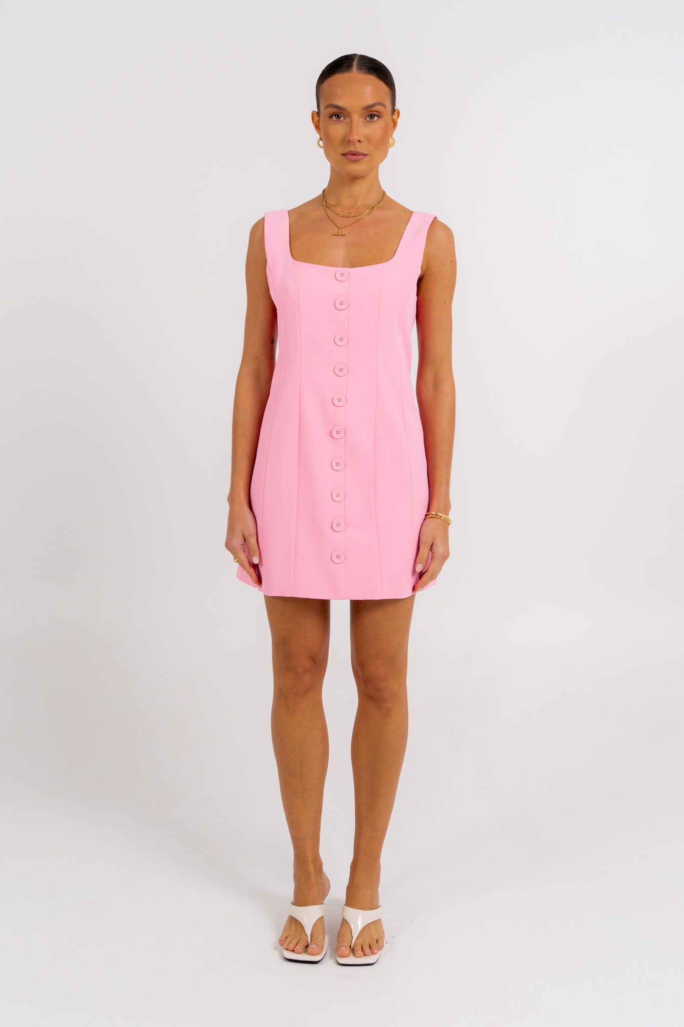 Livia Mini Dress Candy Pink