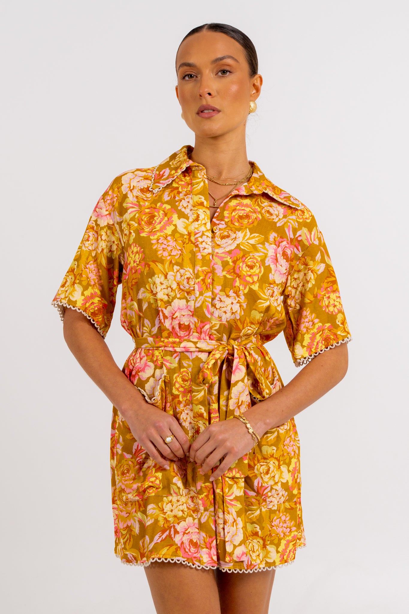 Bello Mini Dress Hinterbloom Print