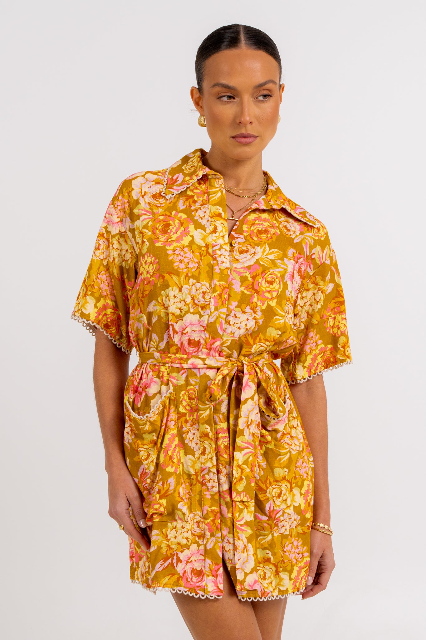 Bello Mini Dress Hinterbloom Print