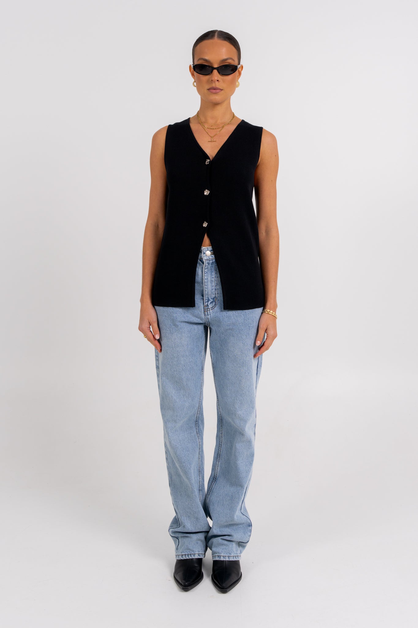 Elena Top Black