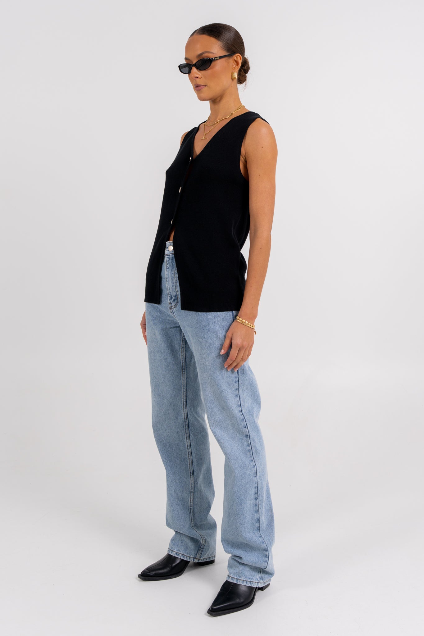 Elena Top Black