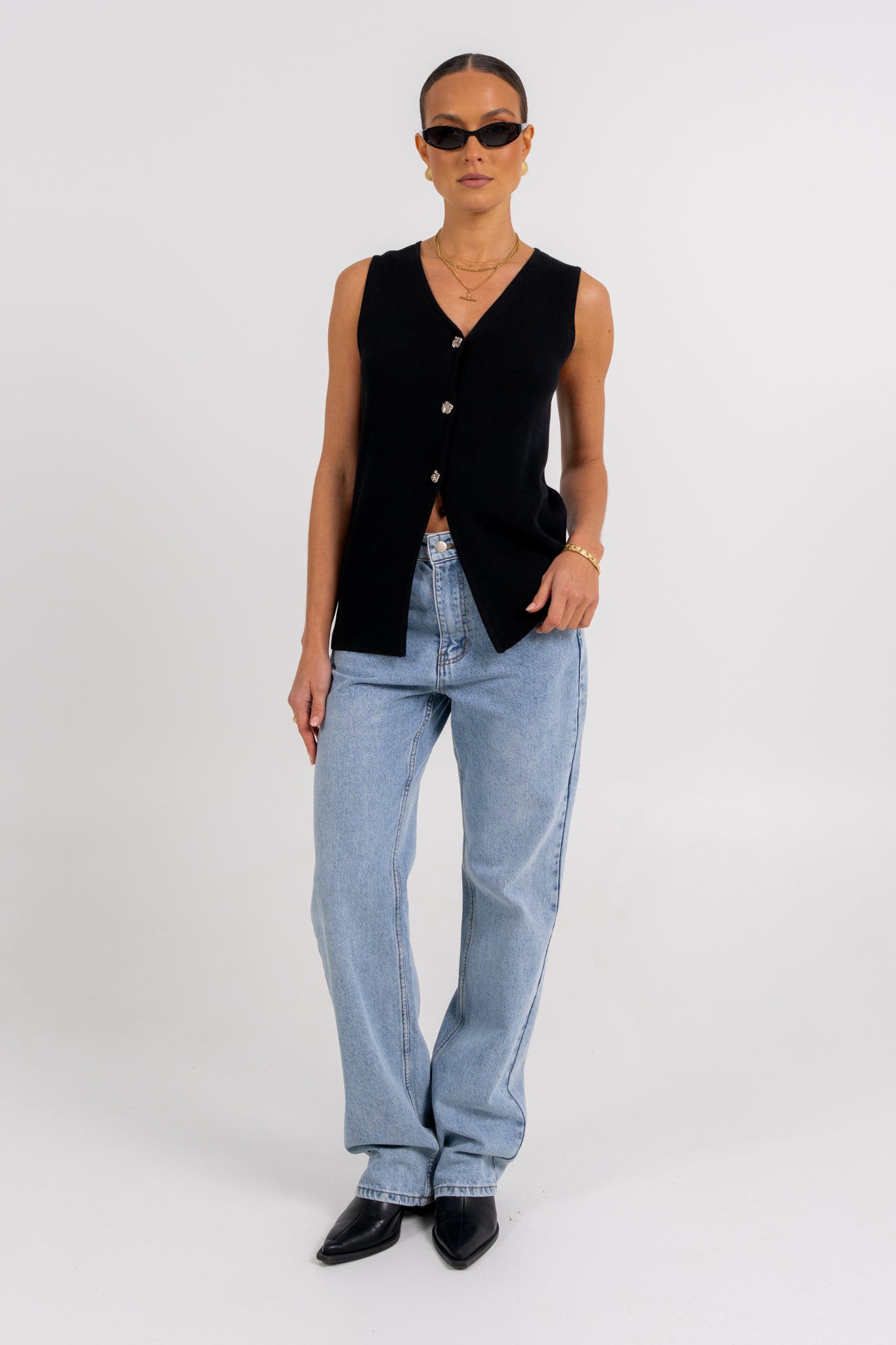 Elena Top Black