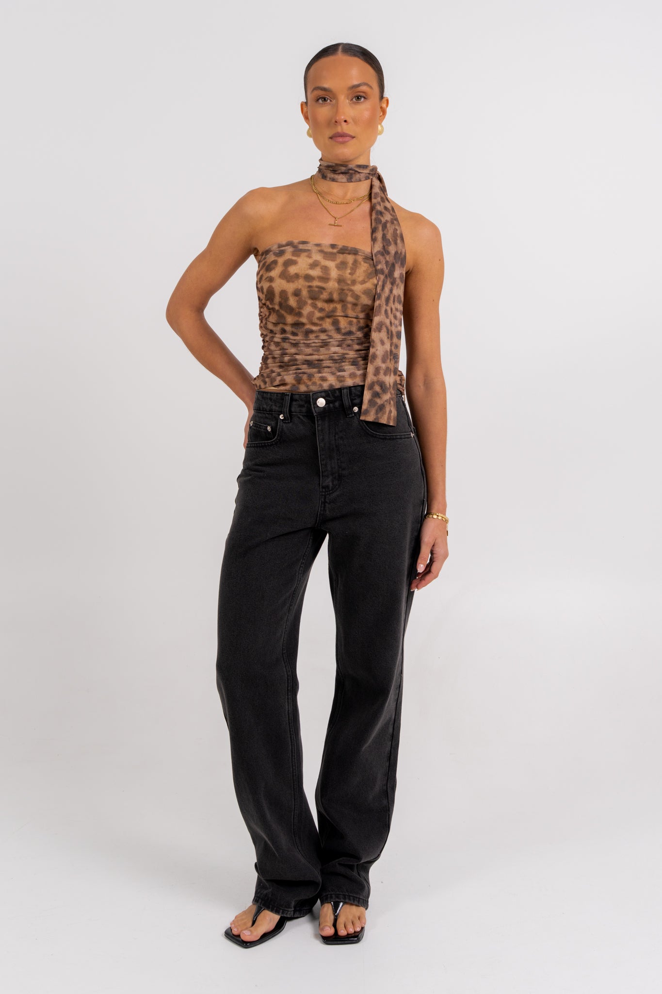 Jenny Top Leopard