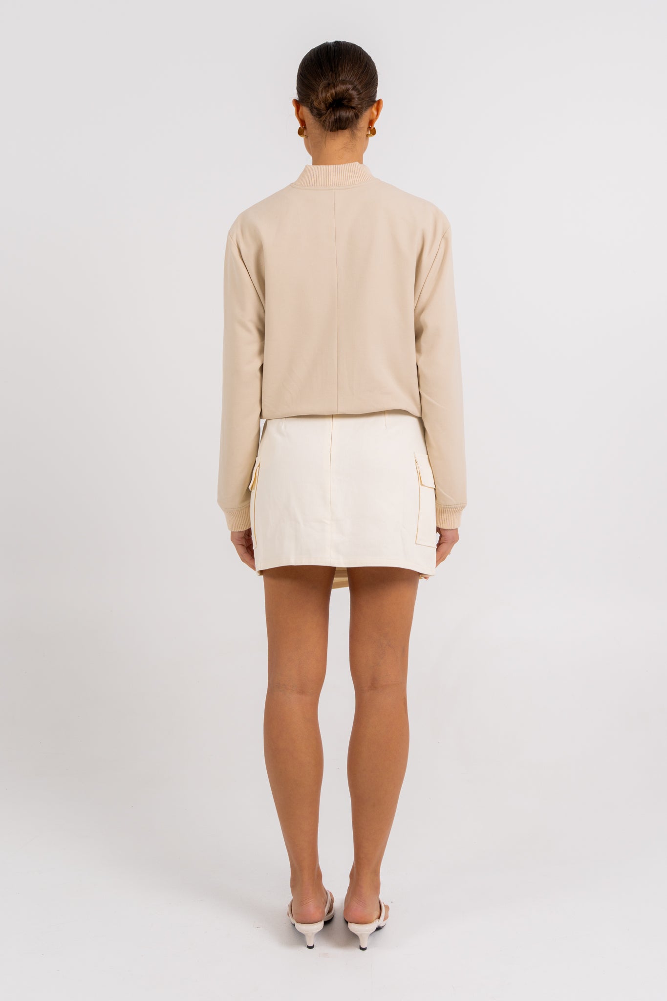 Quinie Bomber Jacket Cream