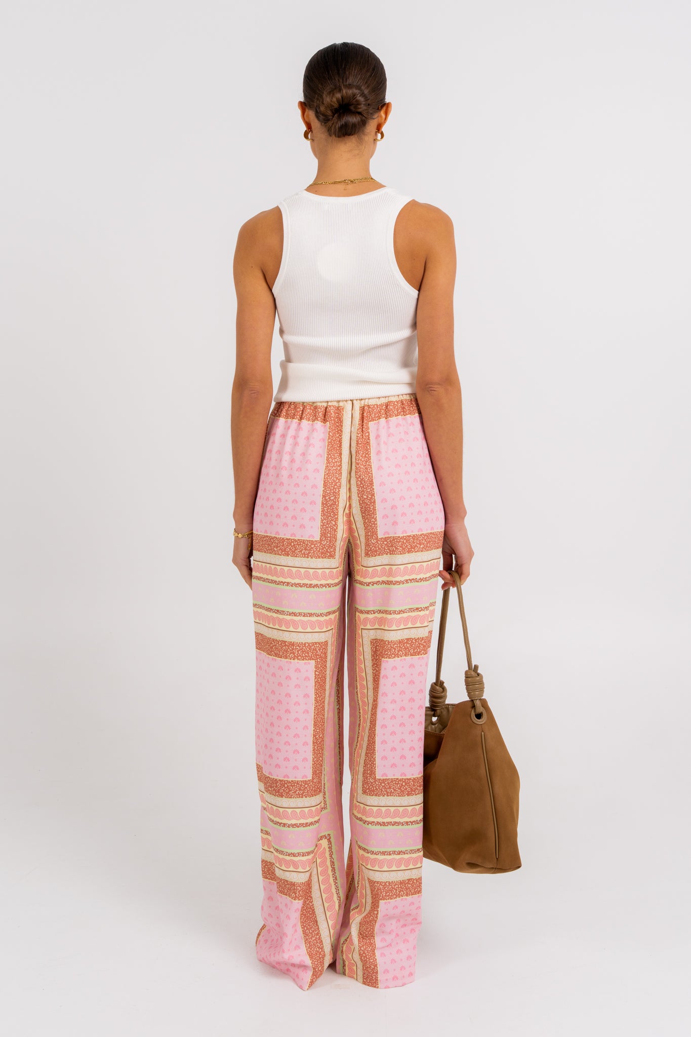 Quest Pants Pink Tile
