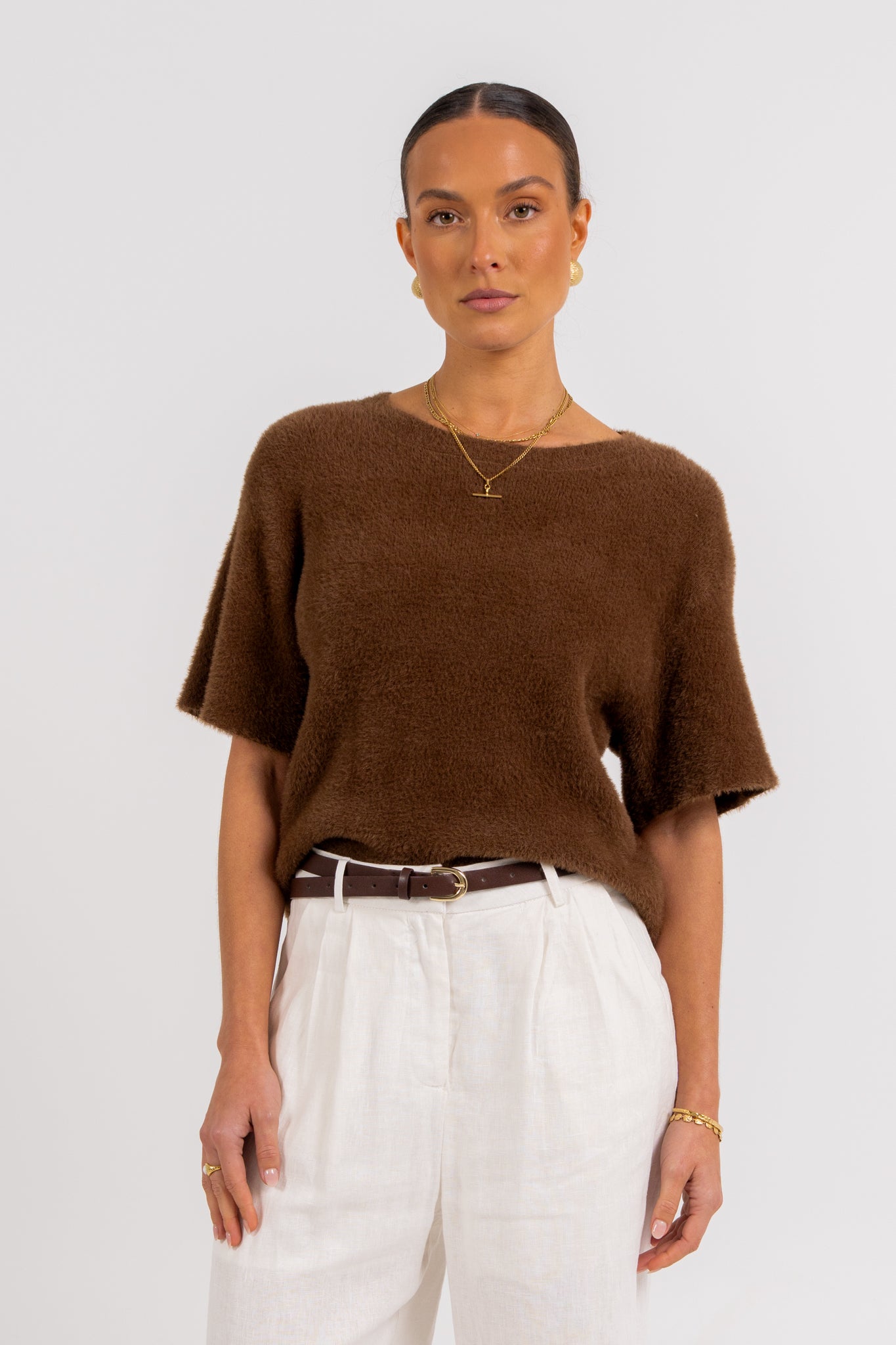 Vivien Linen Pant White