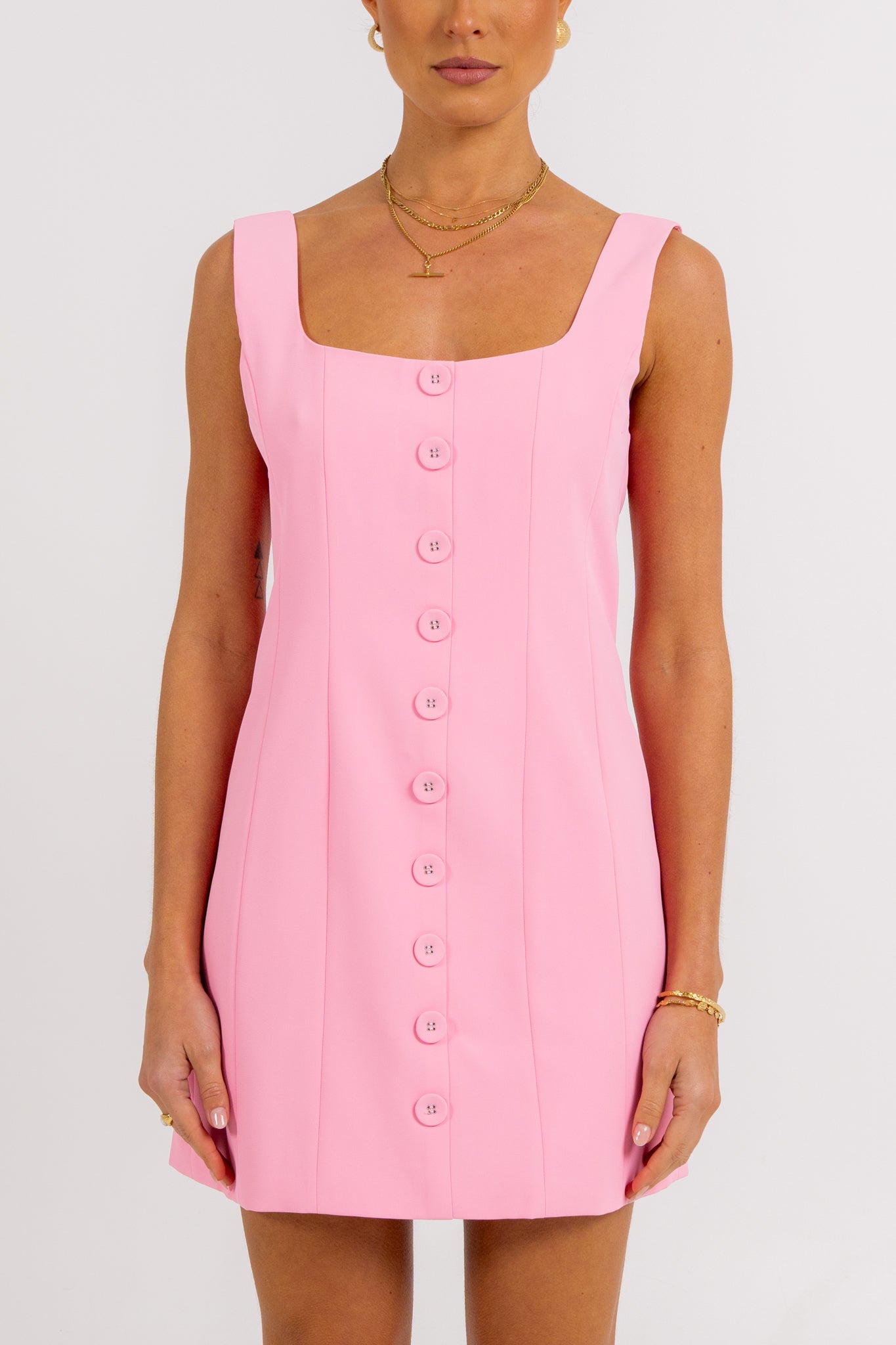 Livia Mini Dress Candy Pink