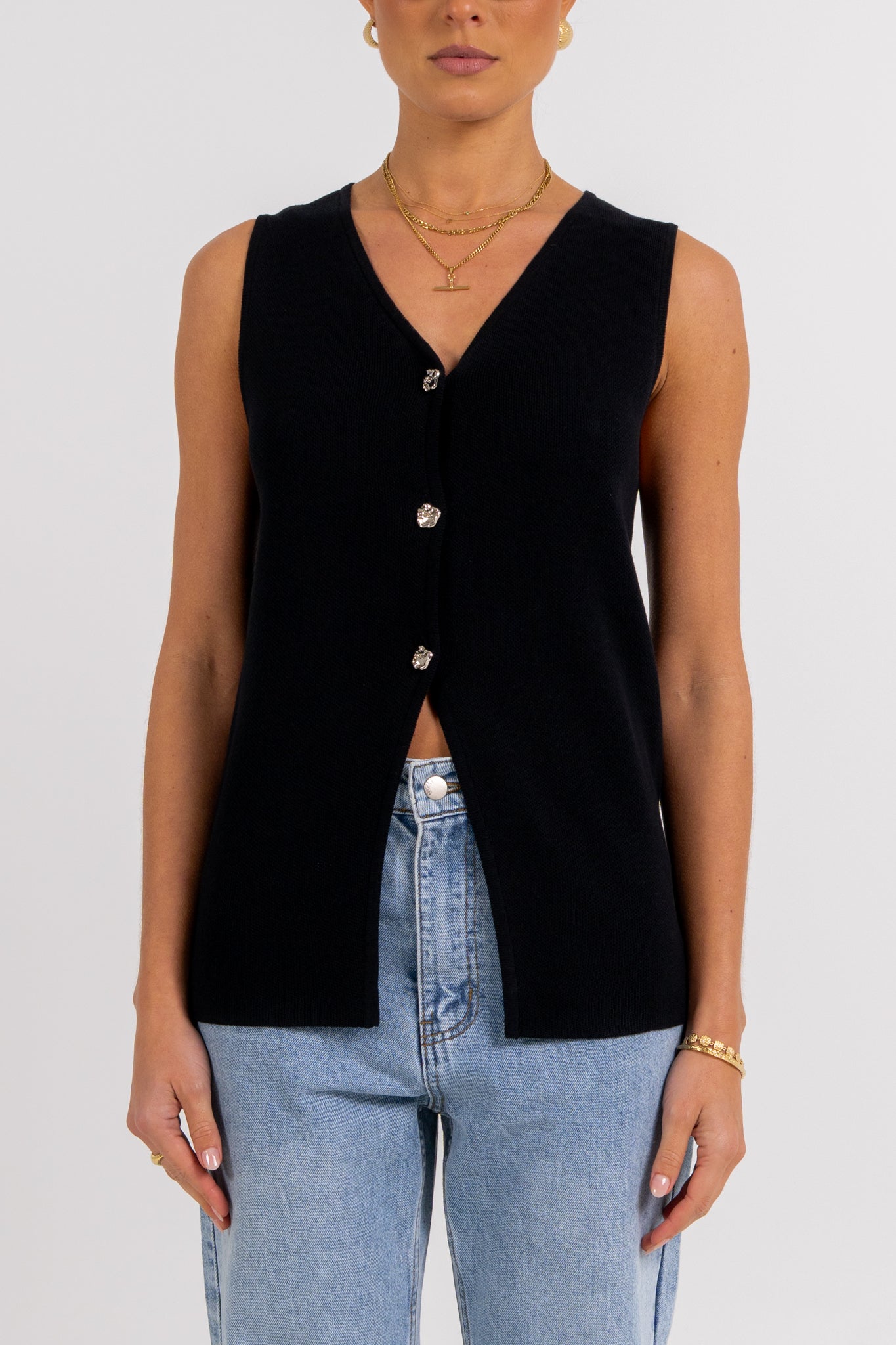 Elena Top Black