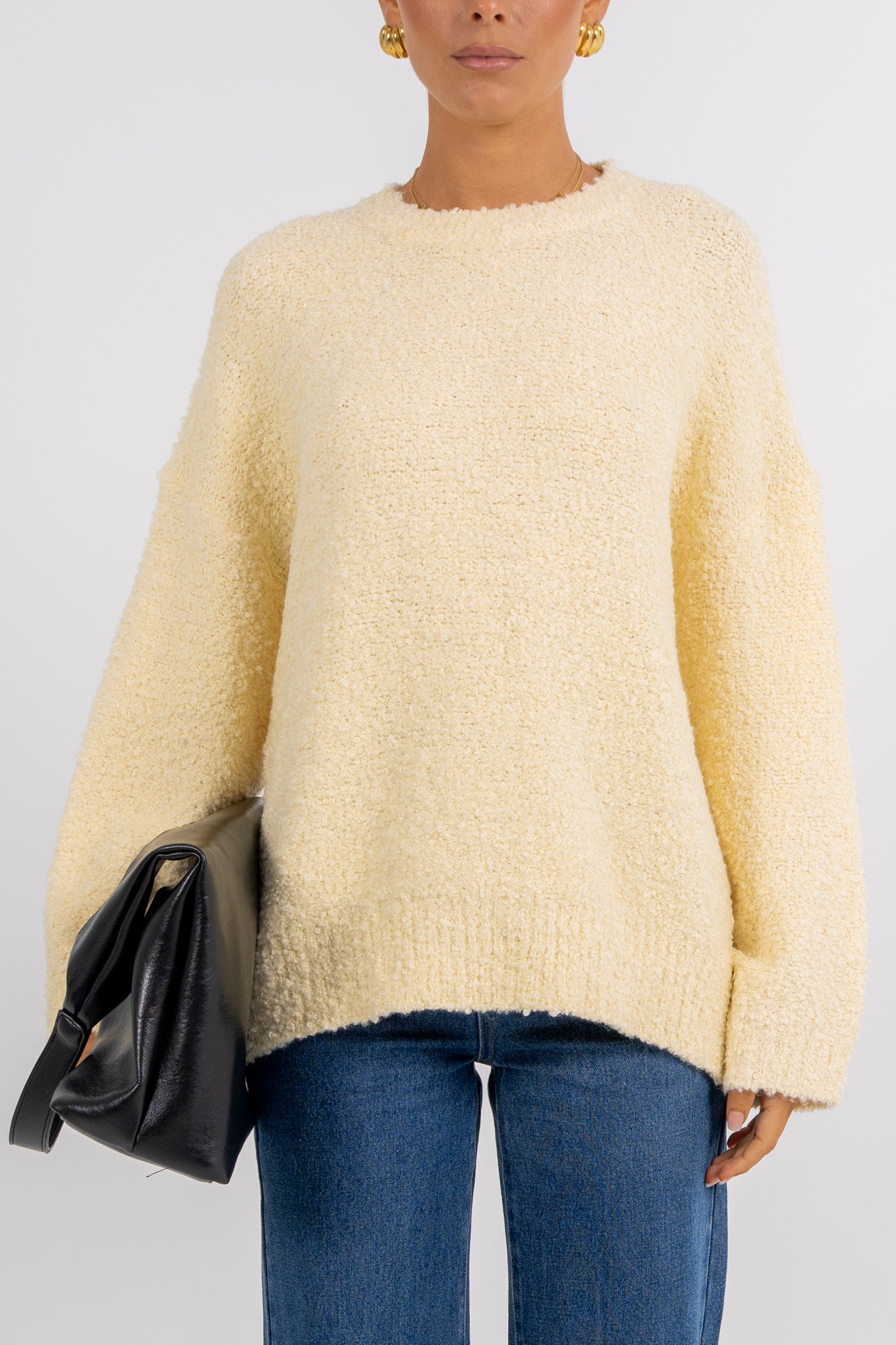 Bobbie Knit Jumper Lemon