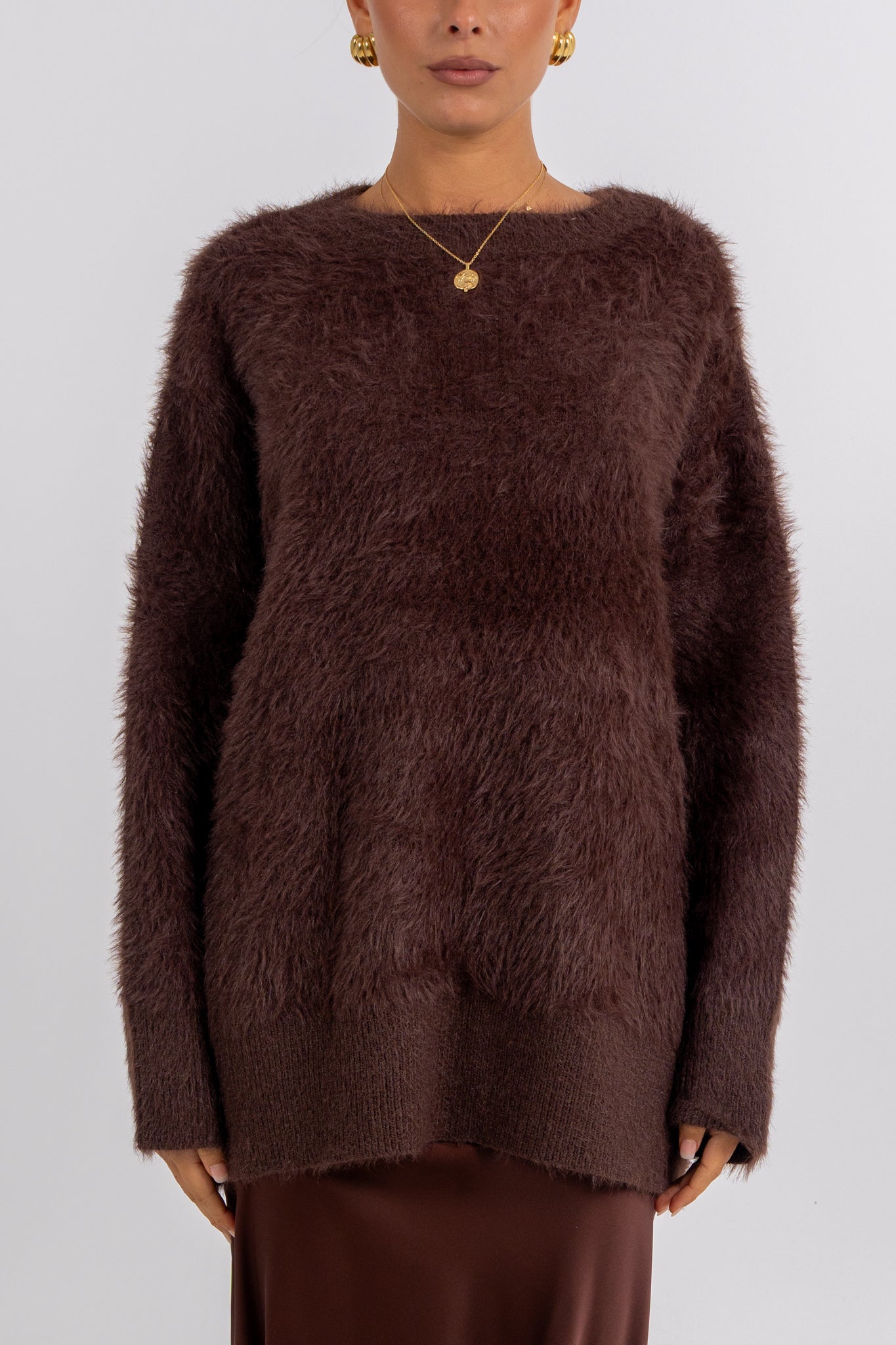 Willow Knit Jumper Chocolate