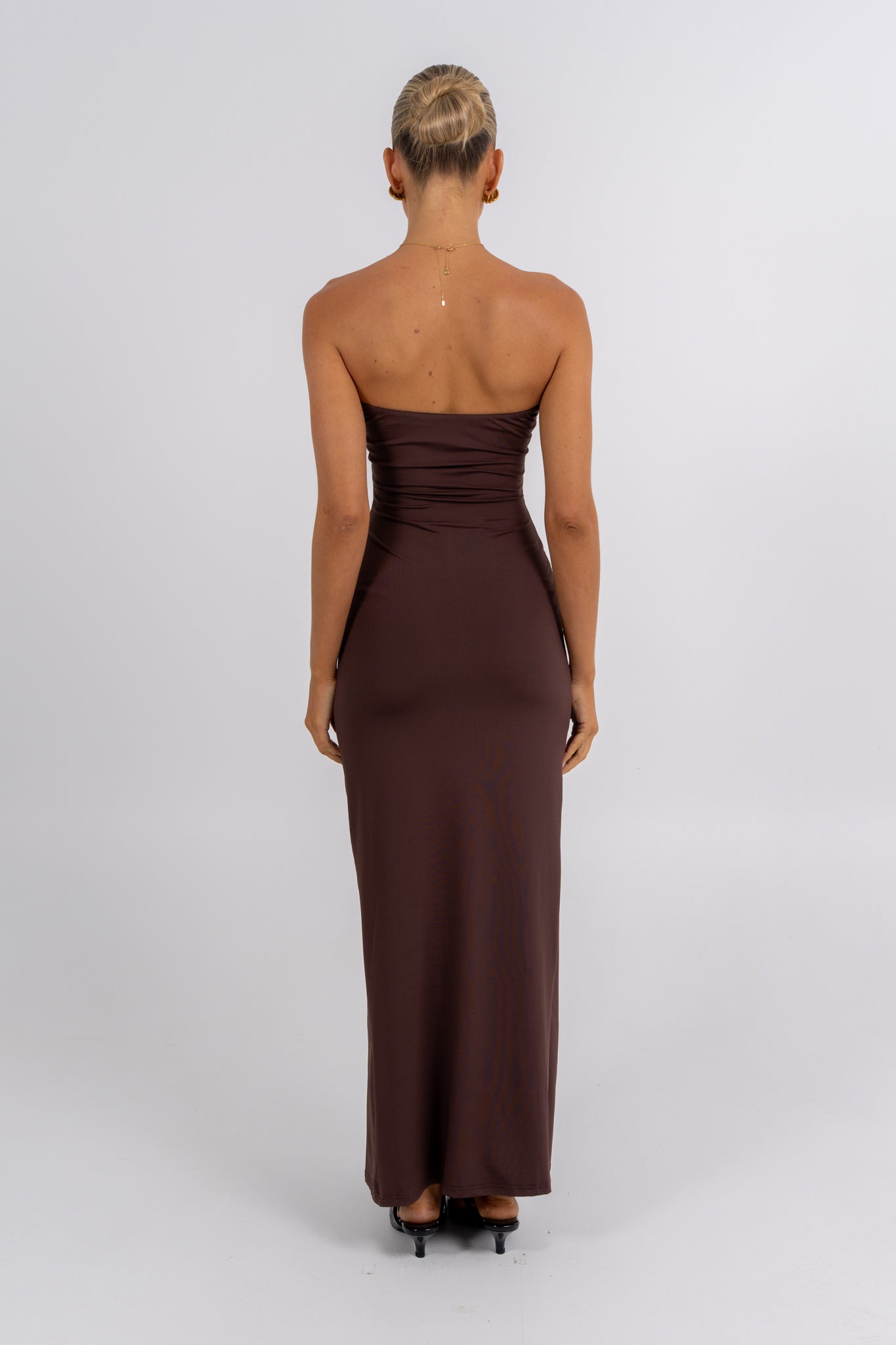 Nicole Maxi Dress Chocolate