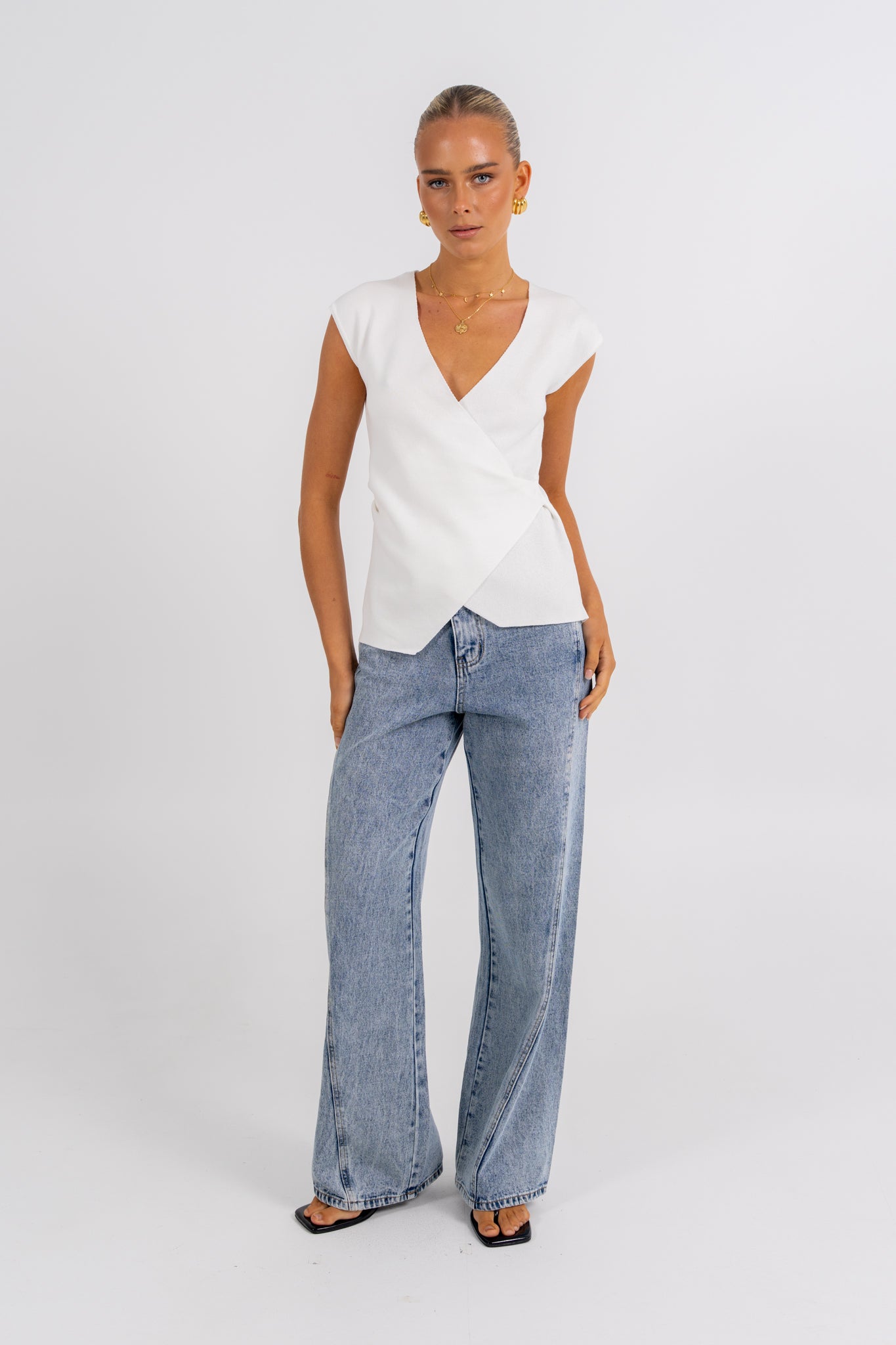 Delaney Top White