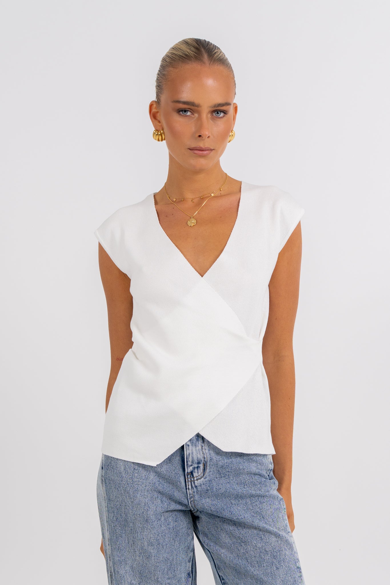 Delaney Top White