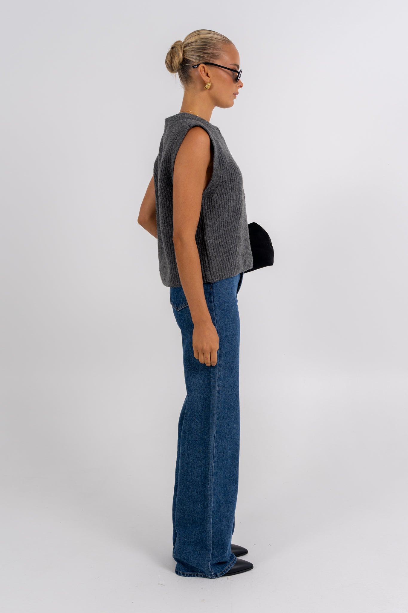 Louise Knit Charcoal
