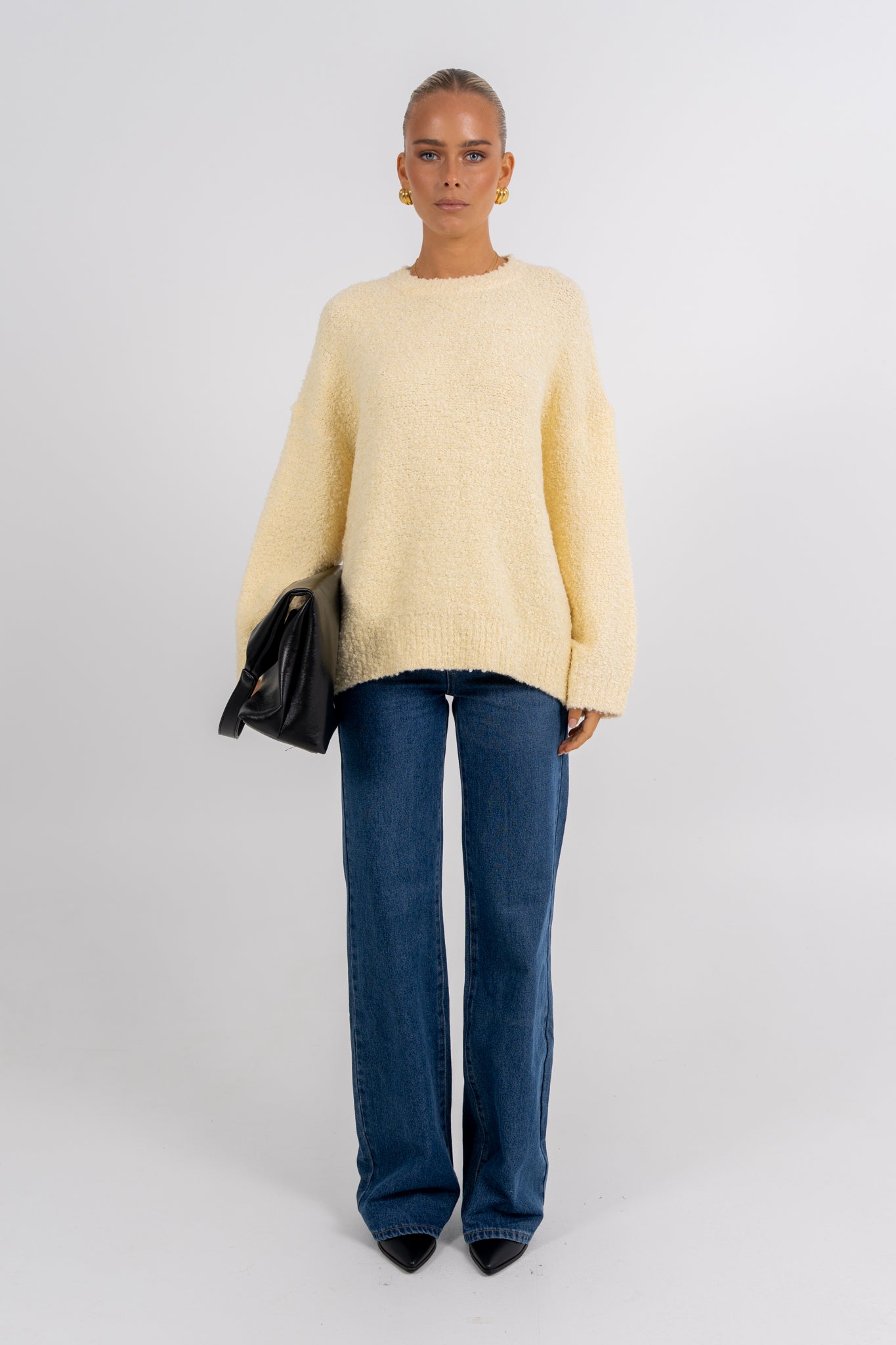 Bobbie Knit Jumper Lemon