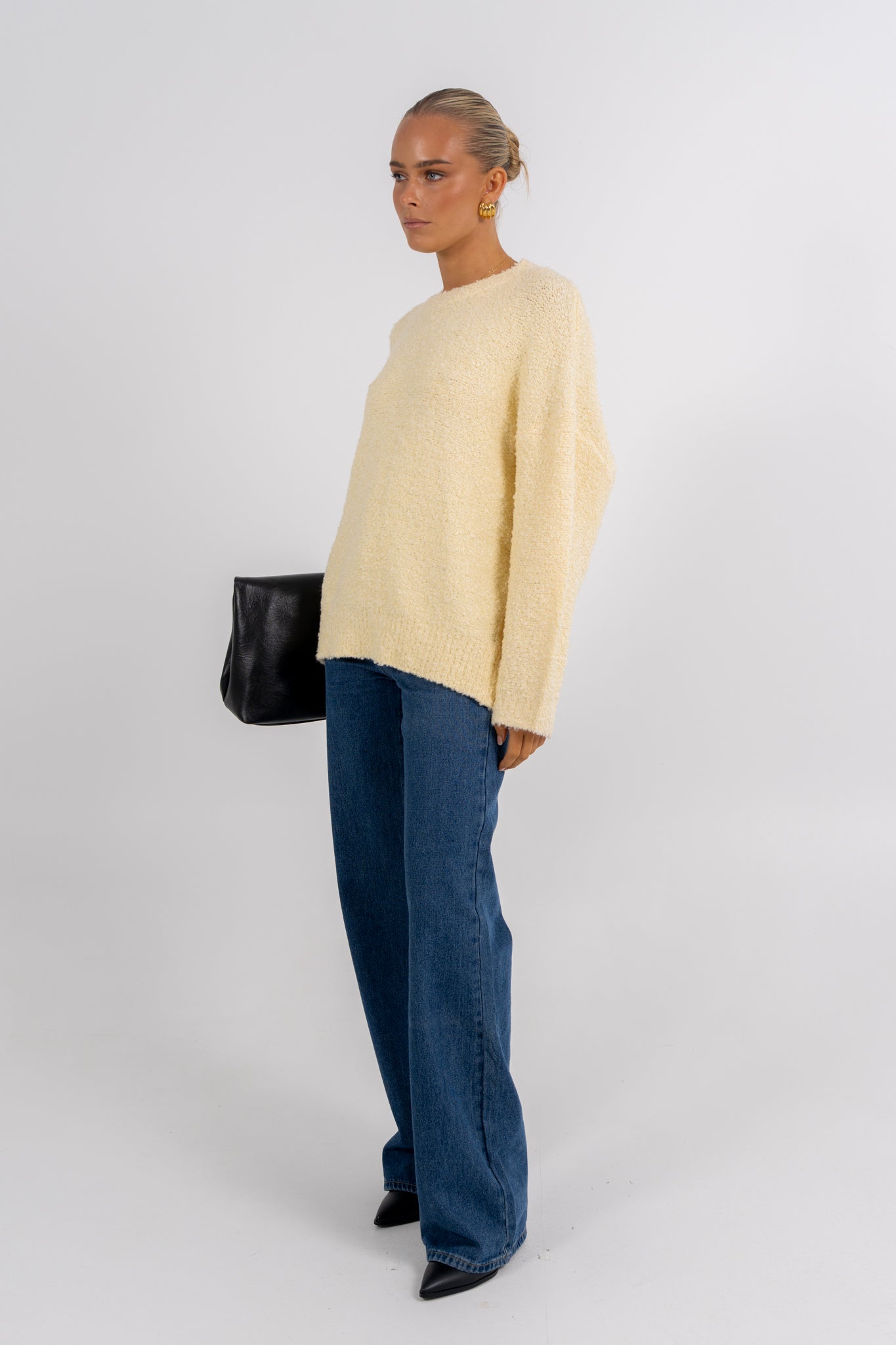 Bobbie Knit Jumper Lemon