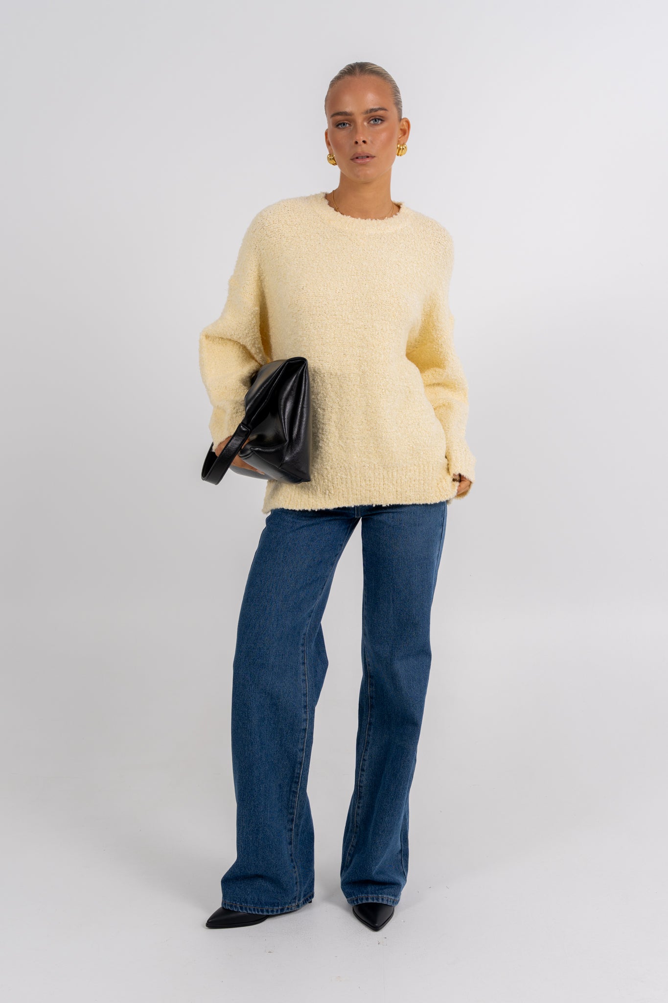 Bobbie Knit Jumper Lemon