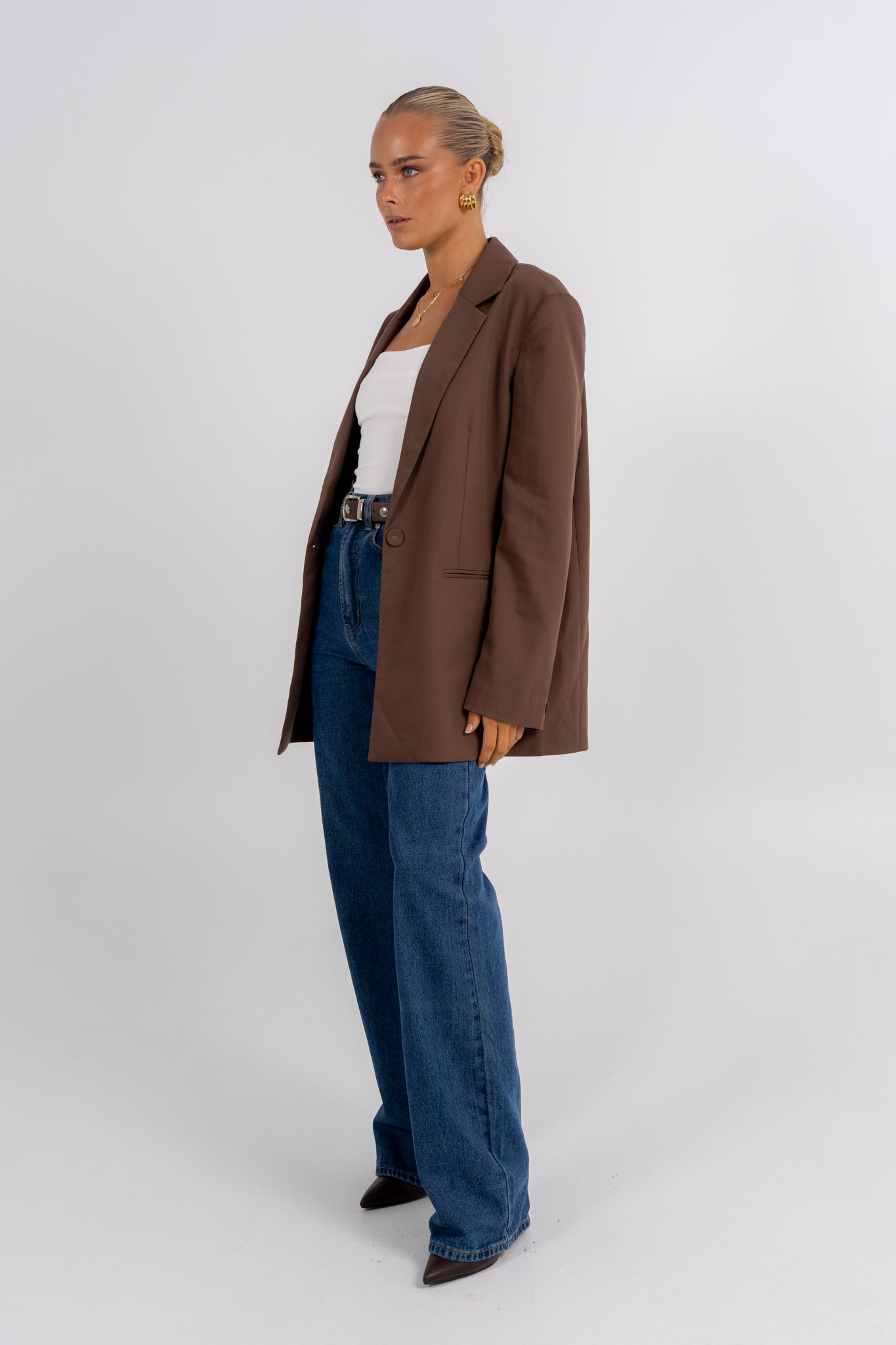 Quade Blazer Chocolate