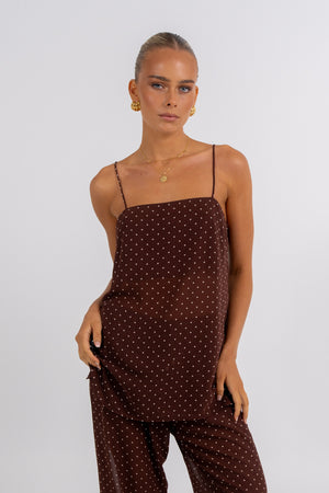 Briony Top Polka Dot