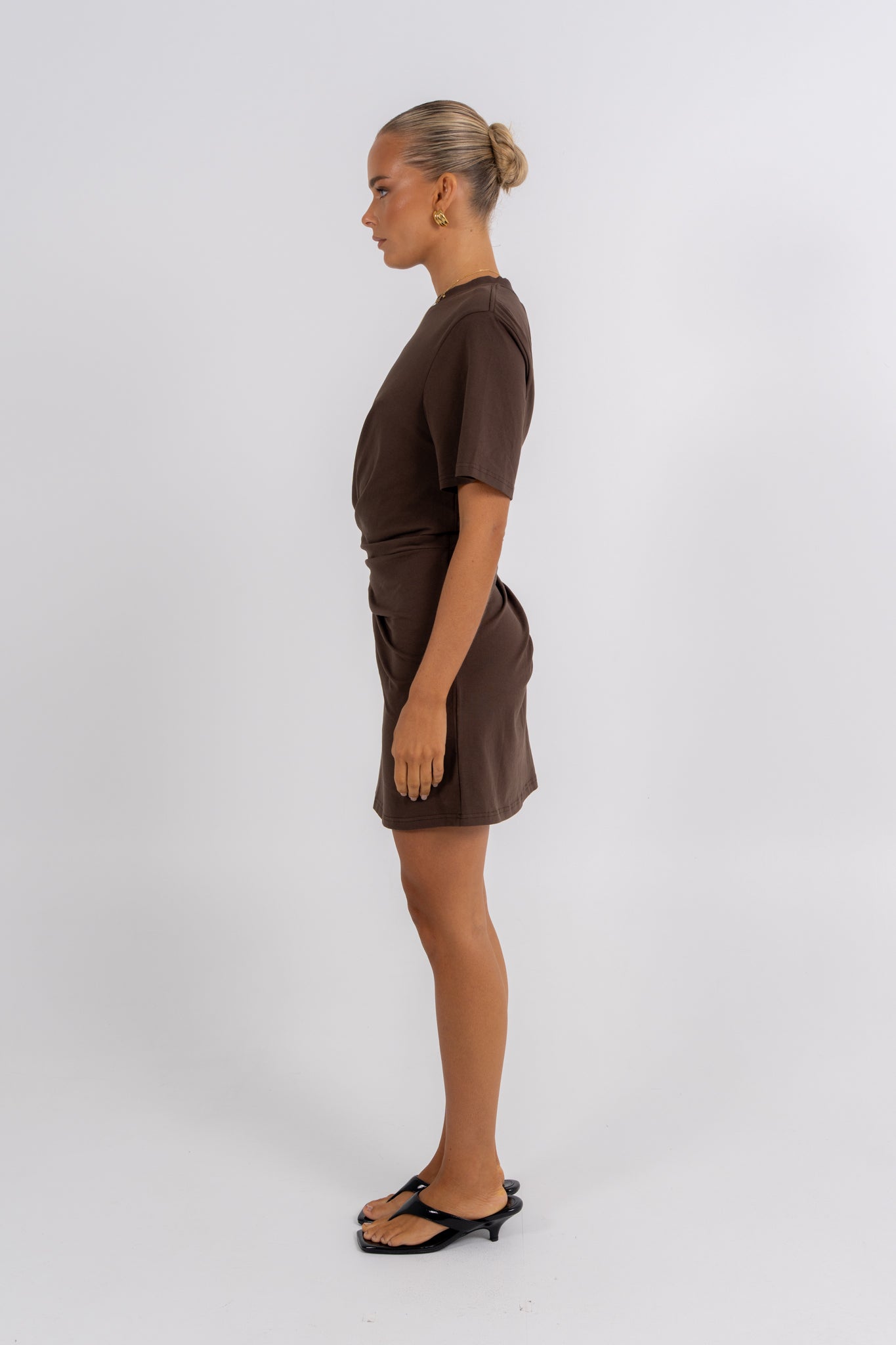 Gwendolyn Mini Dress Chocolate