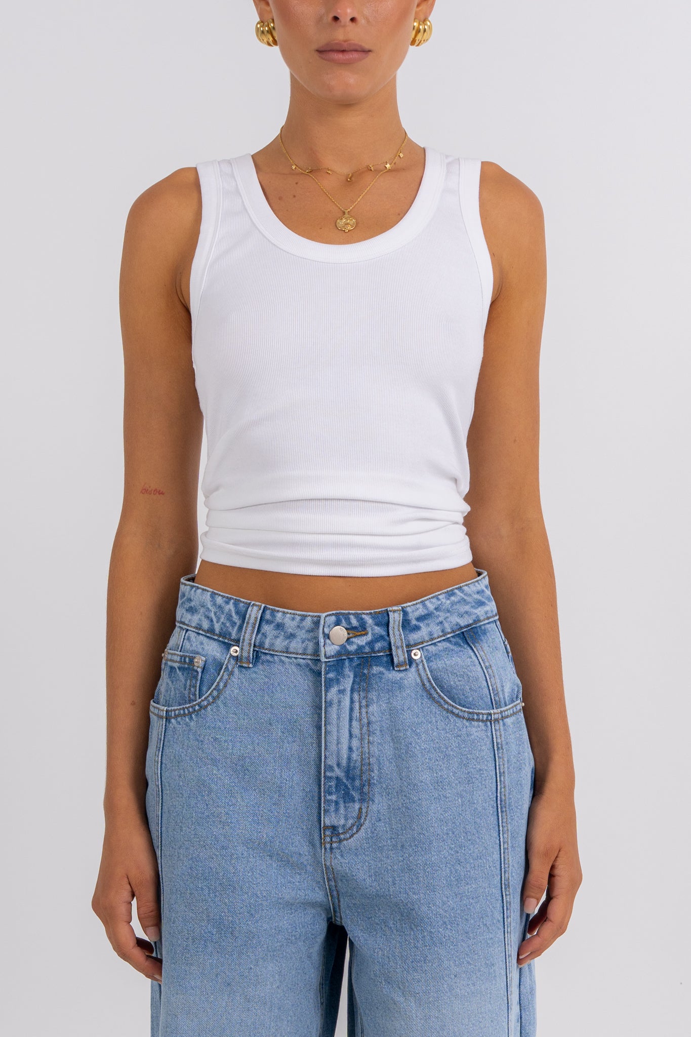 Janey Baggy Leg Jeans Light Vintage
