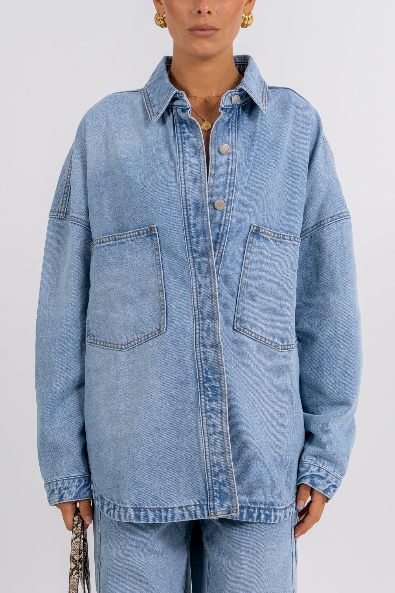 Ilou Denim Shirt Light Vintage