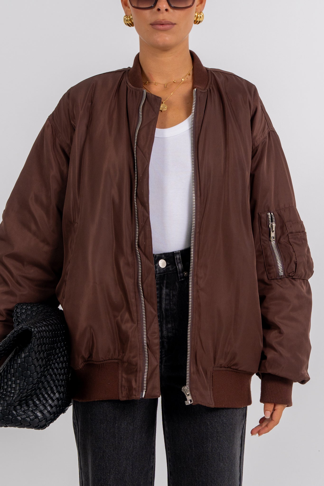 Estar Bomber Jacket Chocolate