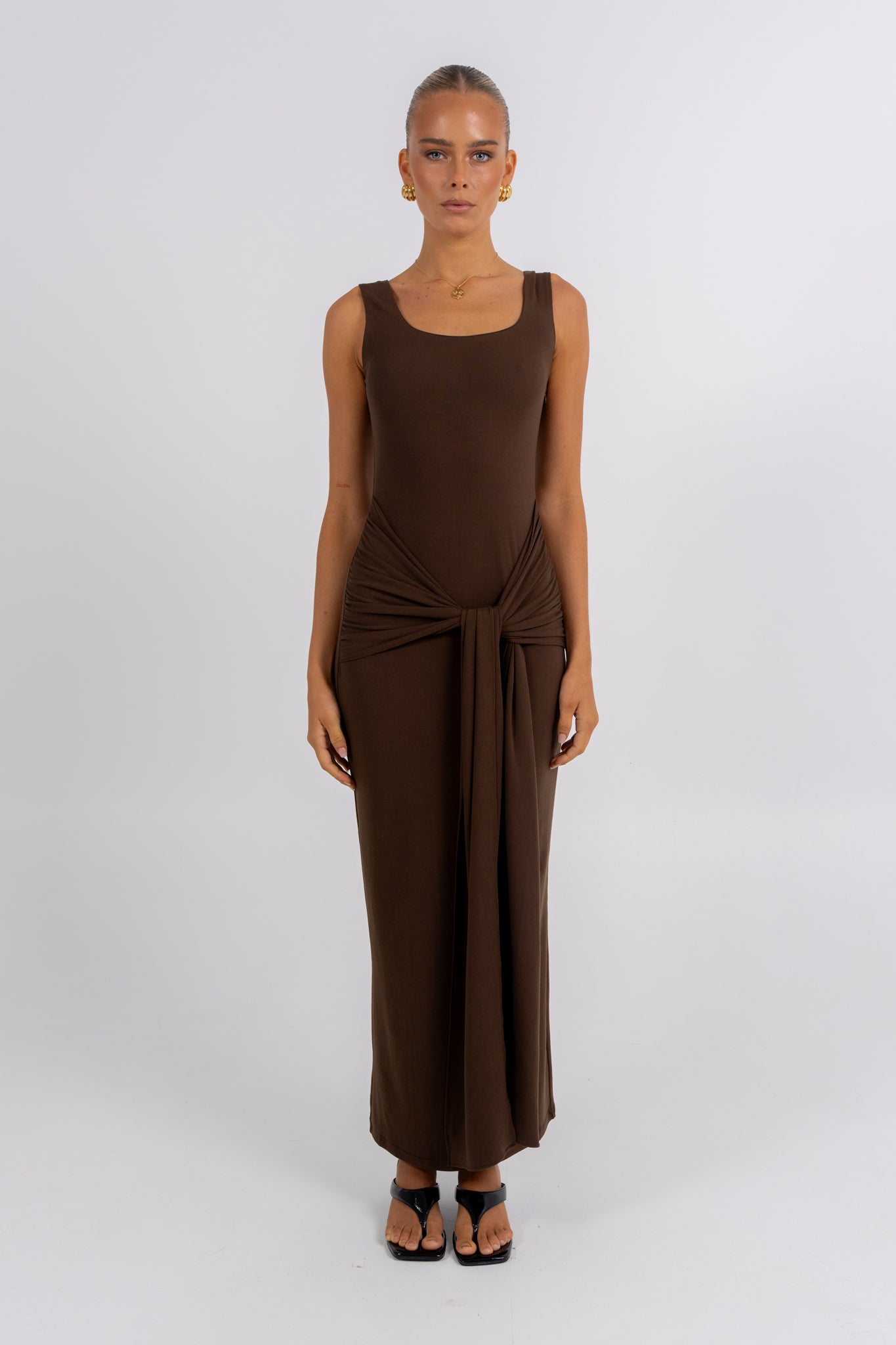Juniper Maxi Dress Chocolate