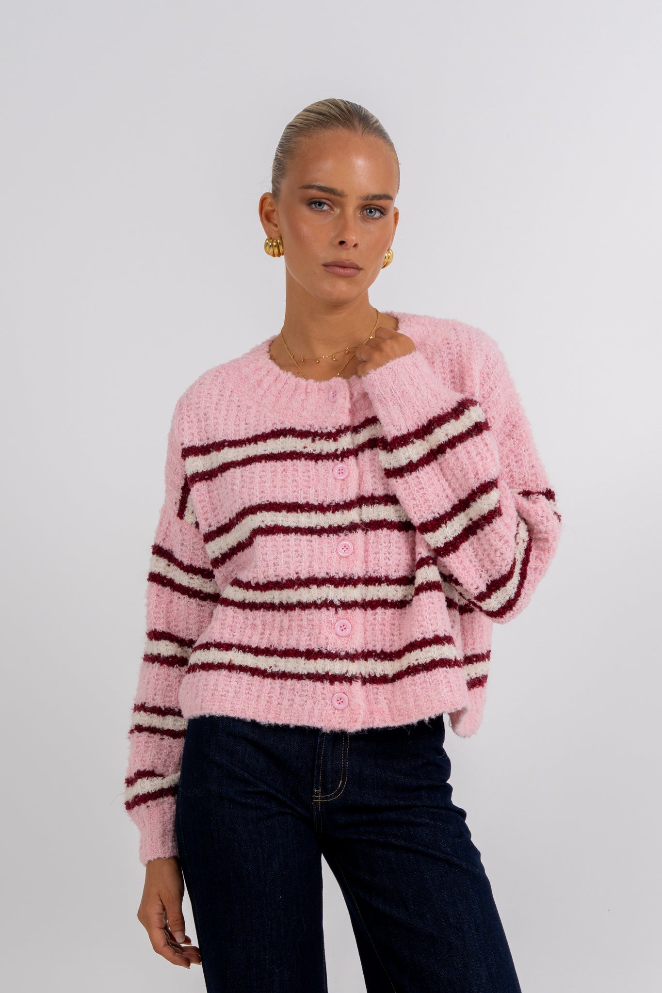 Ozelia Cardigan Pink