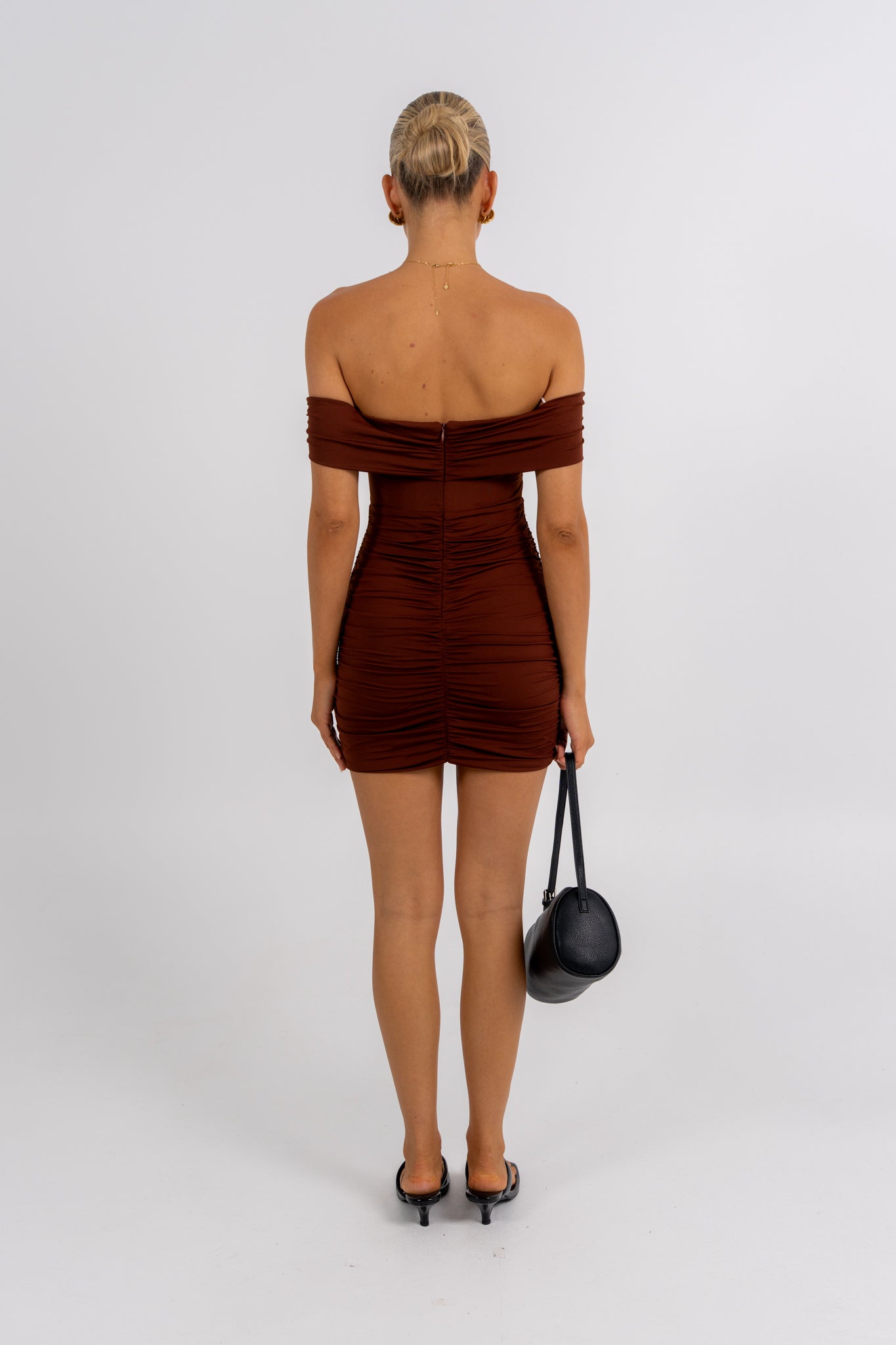 Wrenlee Mini Dress Chocolate