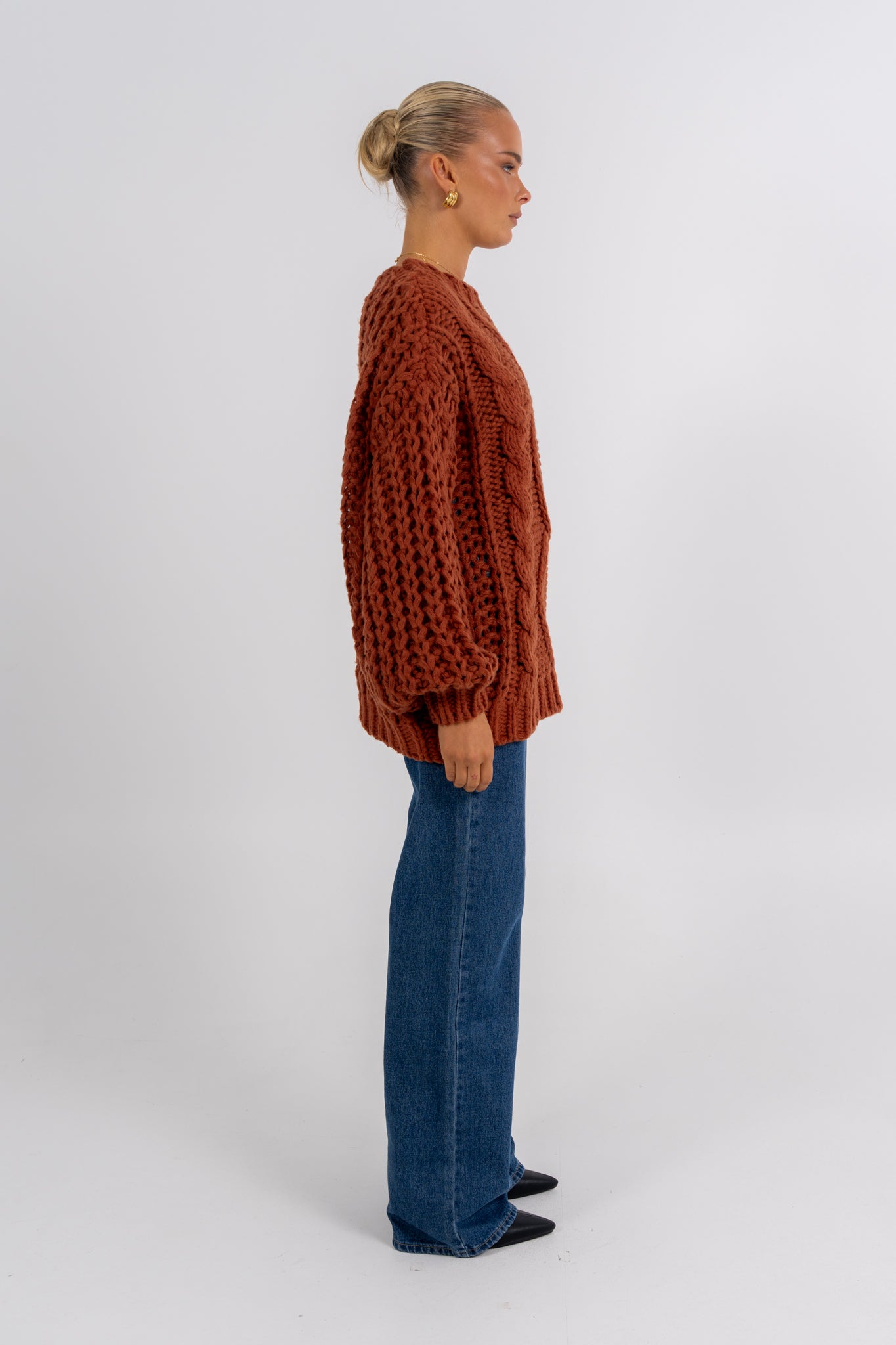 Nuriah Knit Jumper Rust