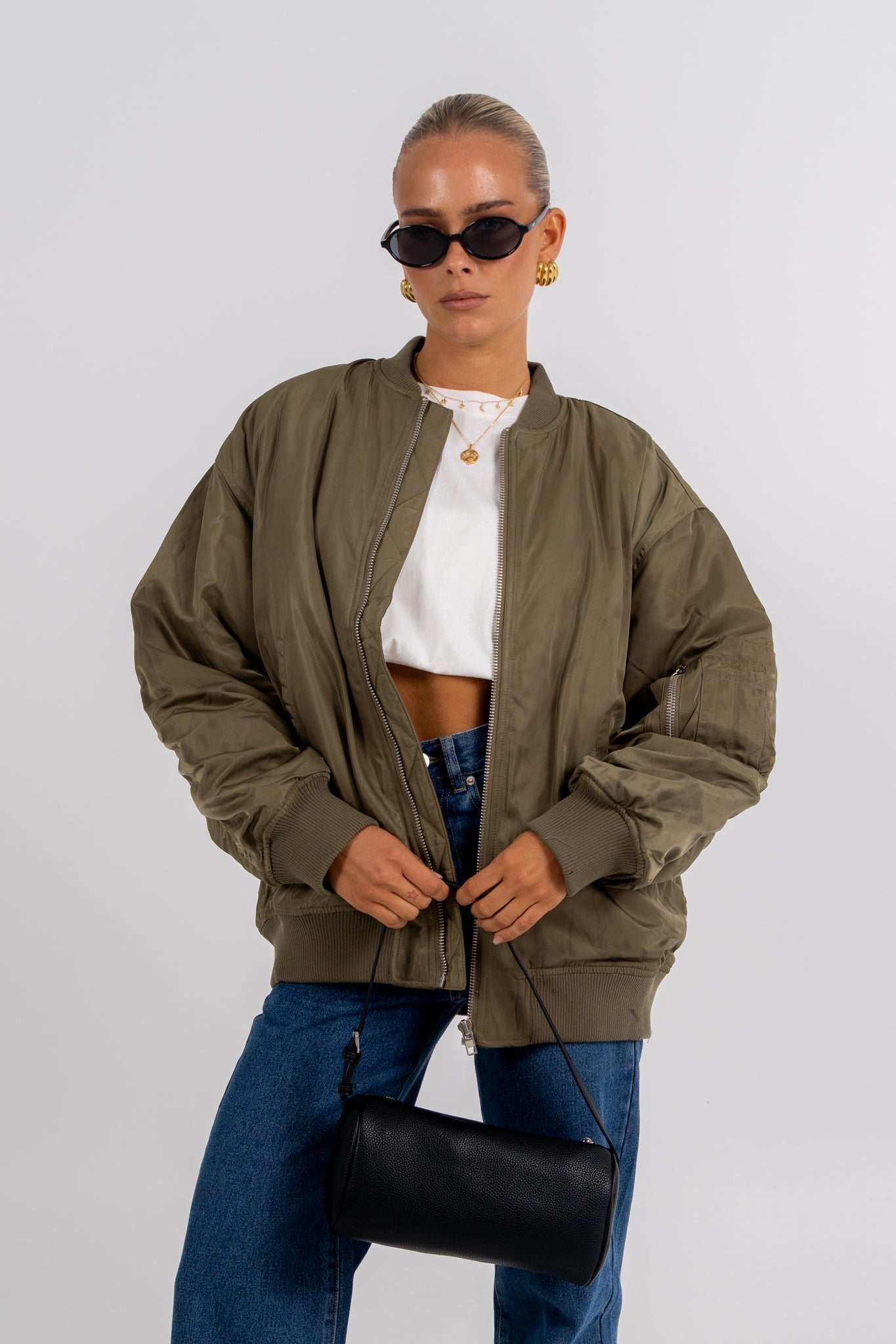 Estar Bomber Jacket Khaki
