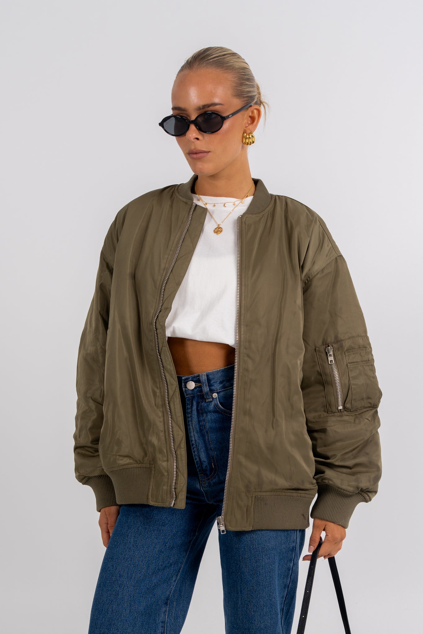 Estar Bomber Jacket Khaki