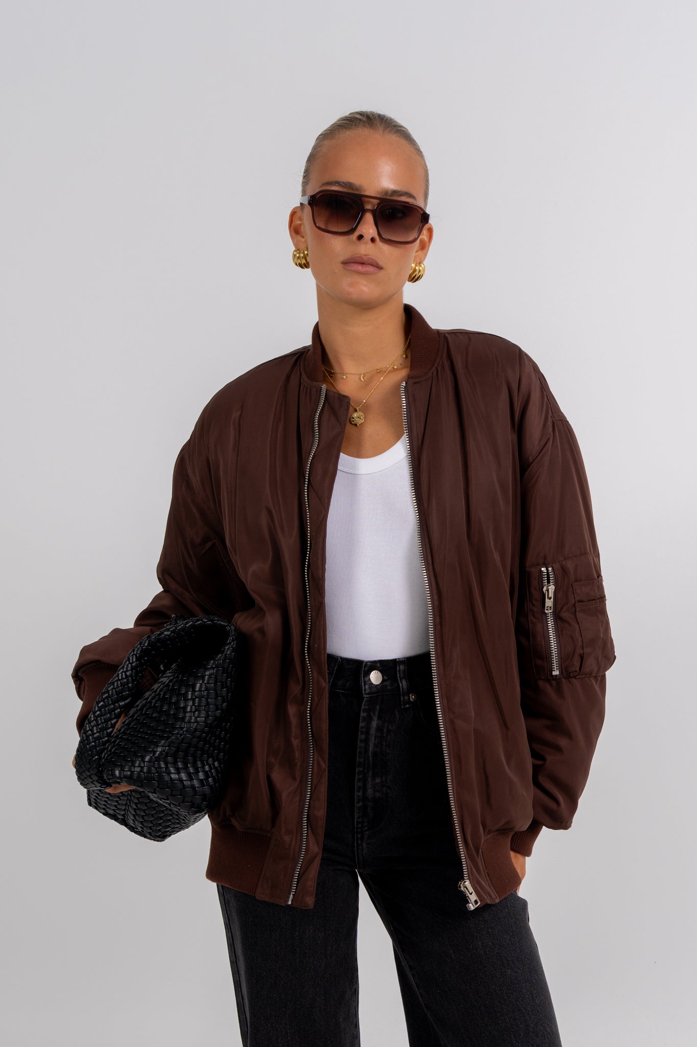 Estar Bomber Jacket Chocolate