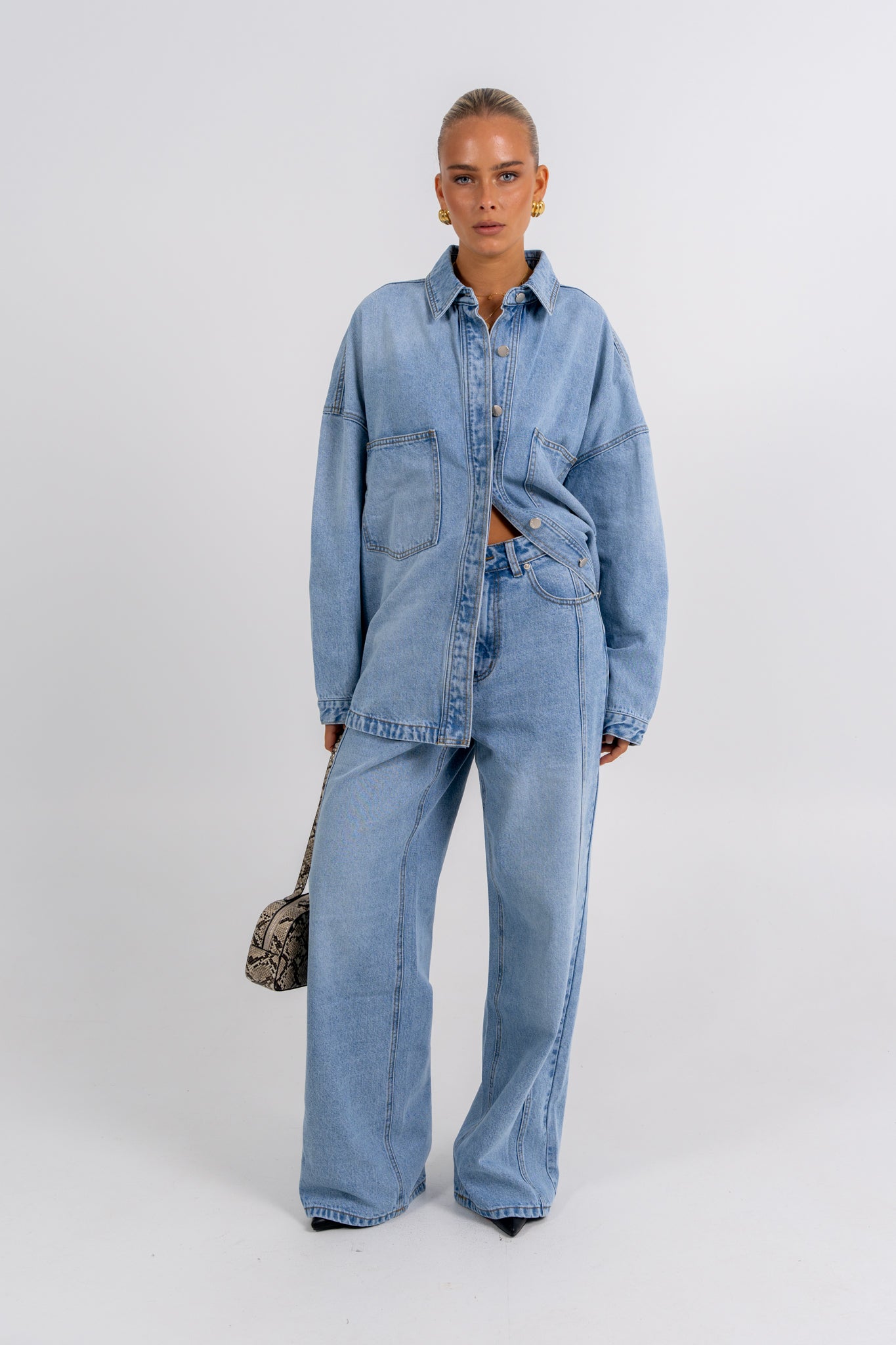 Ilou Denim Shirt Light Vintage