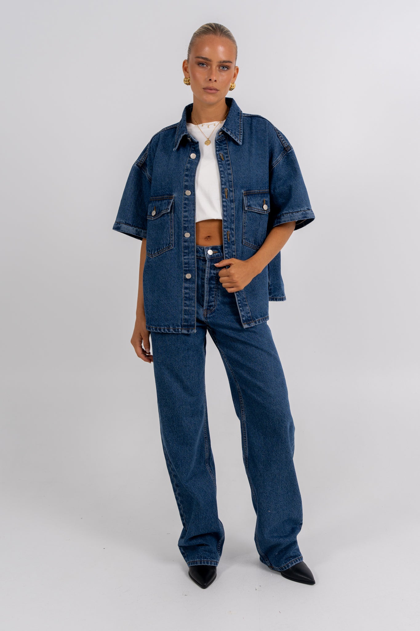 Embley Slim Leg Jean Dark Vintage