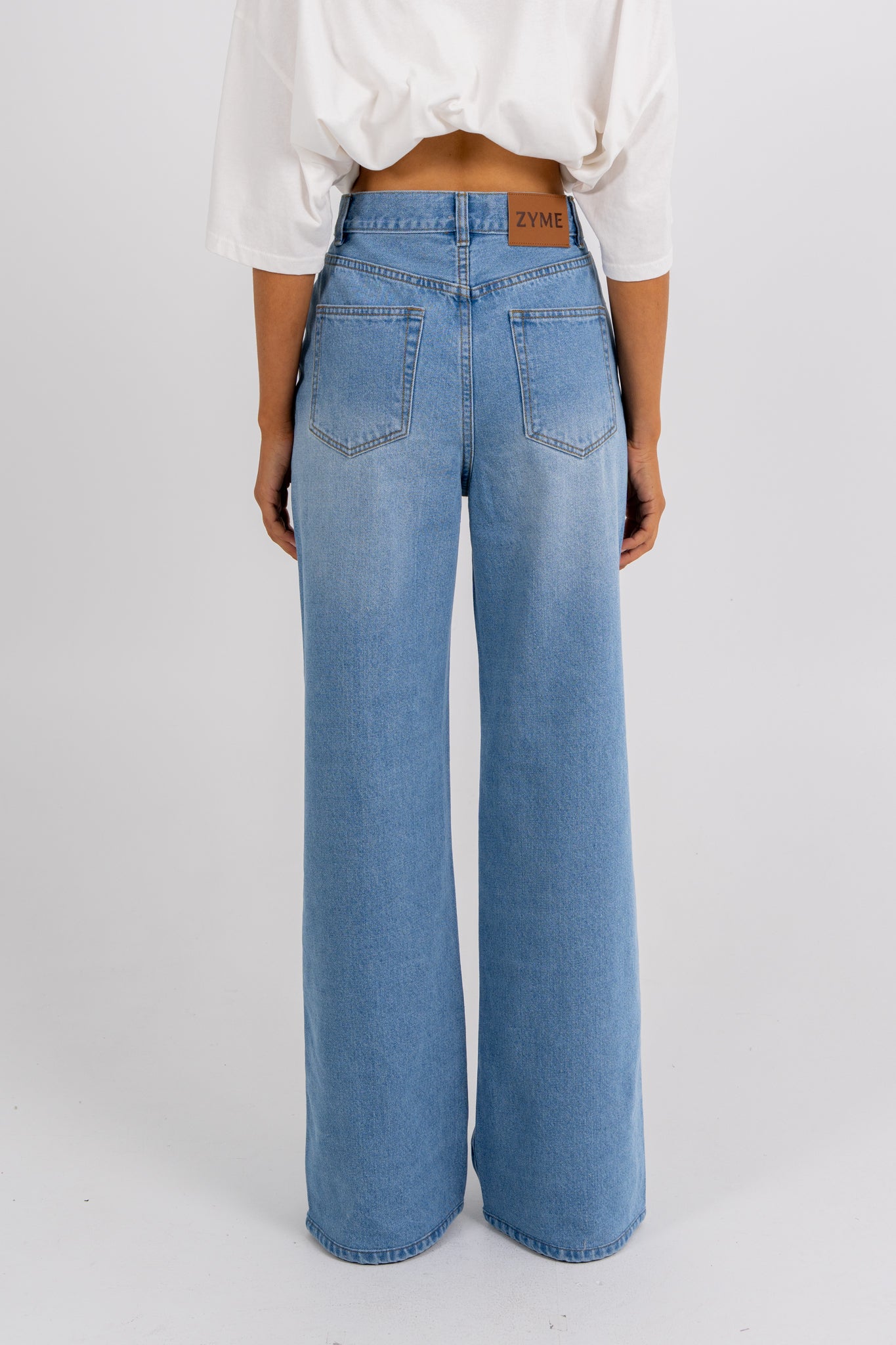 Carissa Wide Leg Jeans True Blue Wash