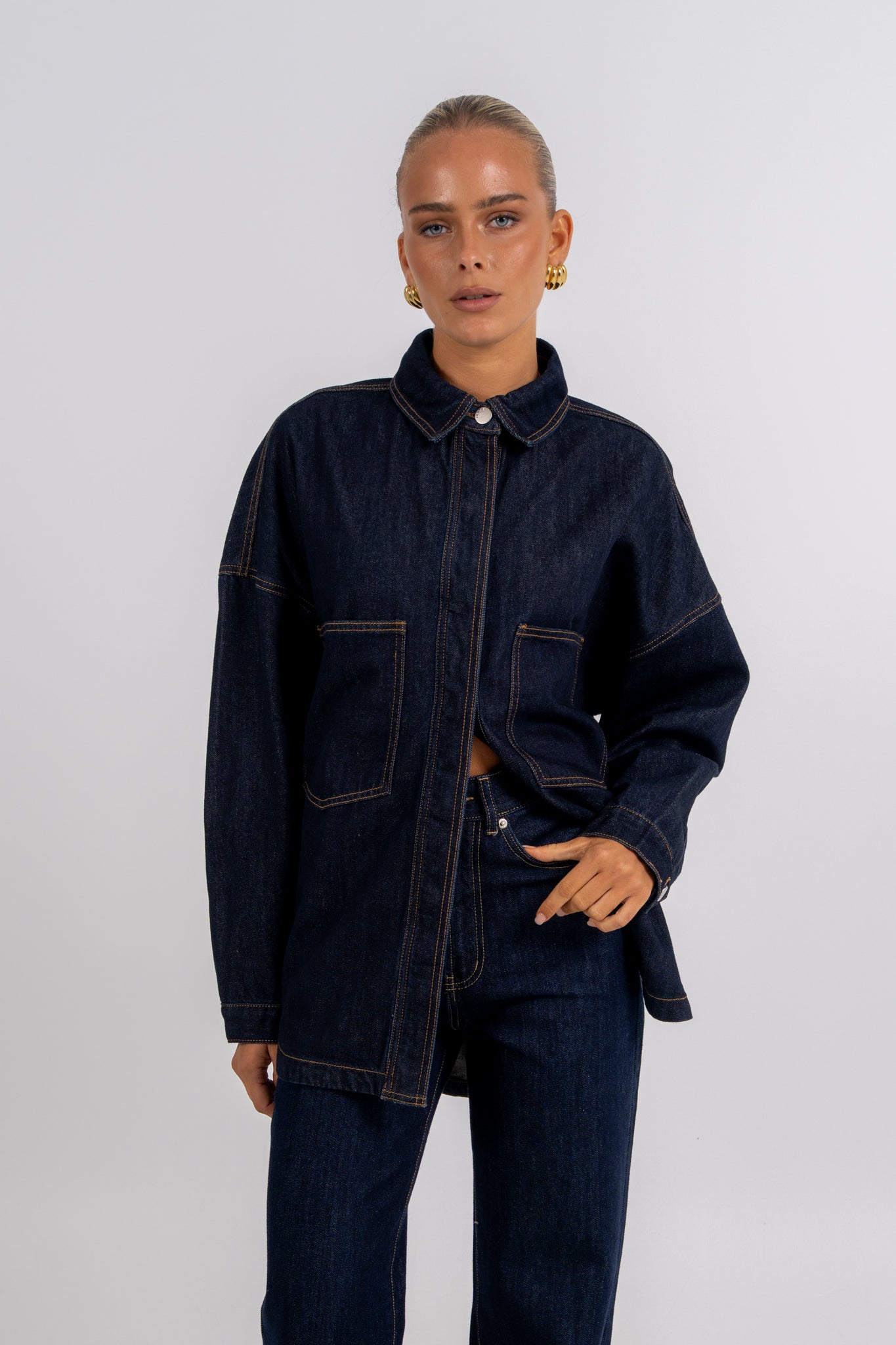 Ilou Denim Shirt Indigo