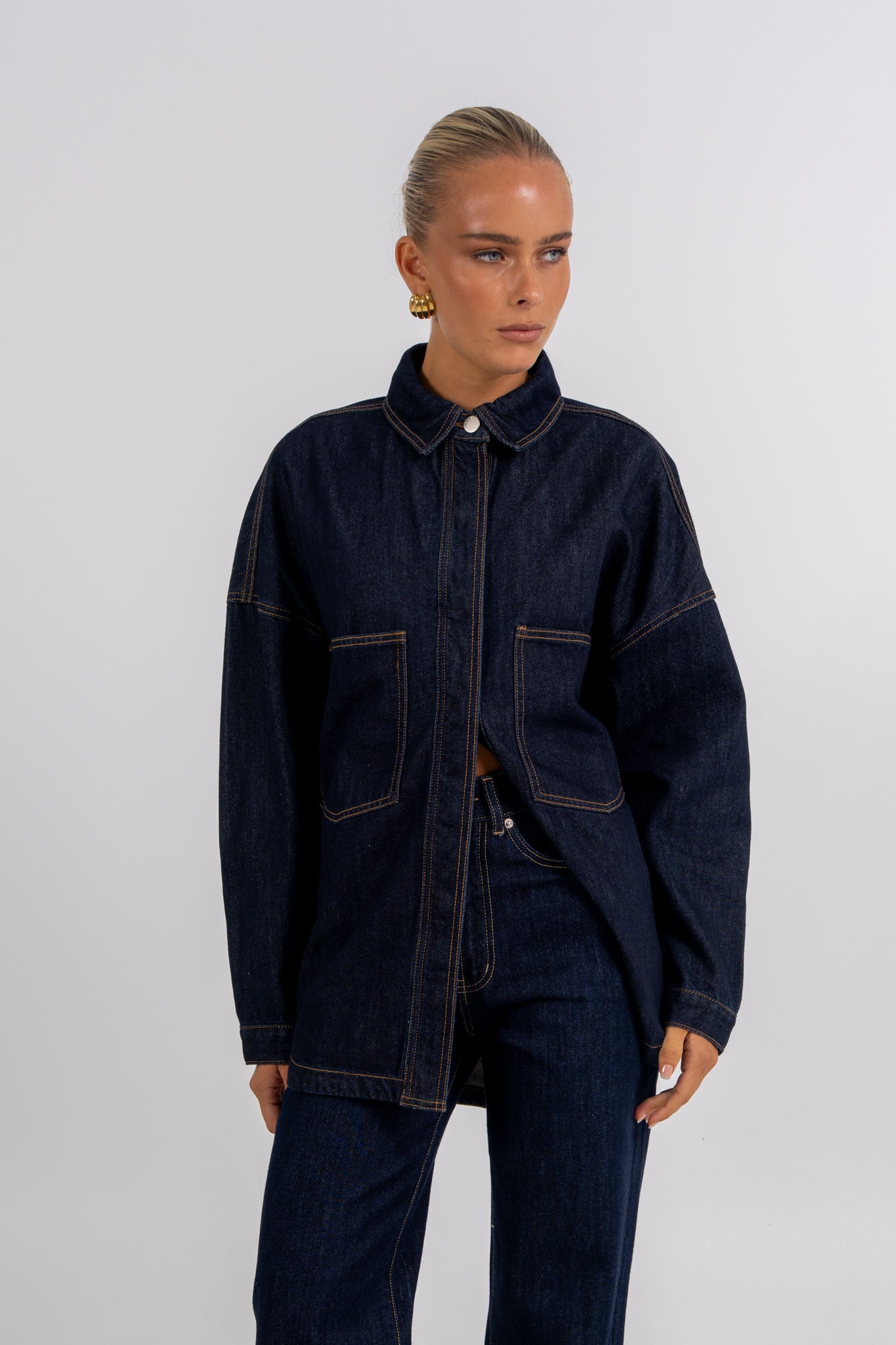 Ilou Denim Shirt Indigo