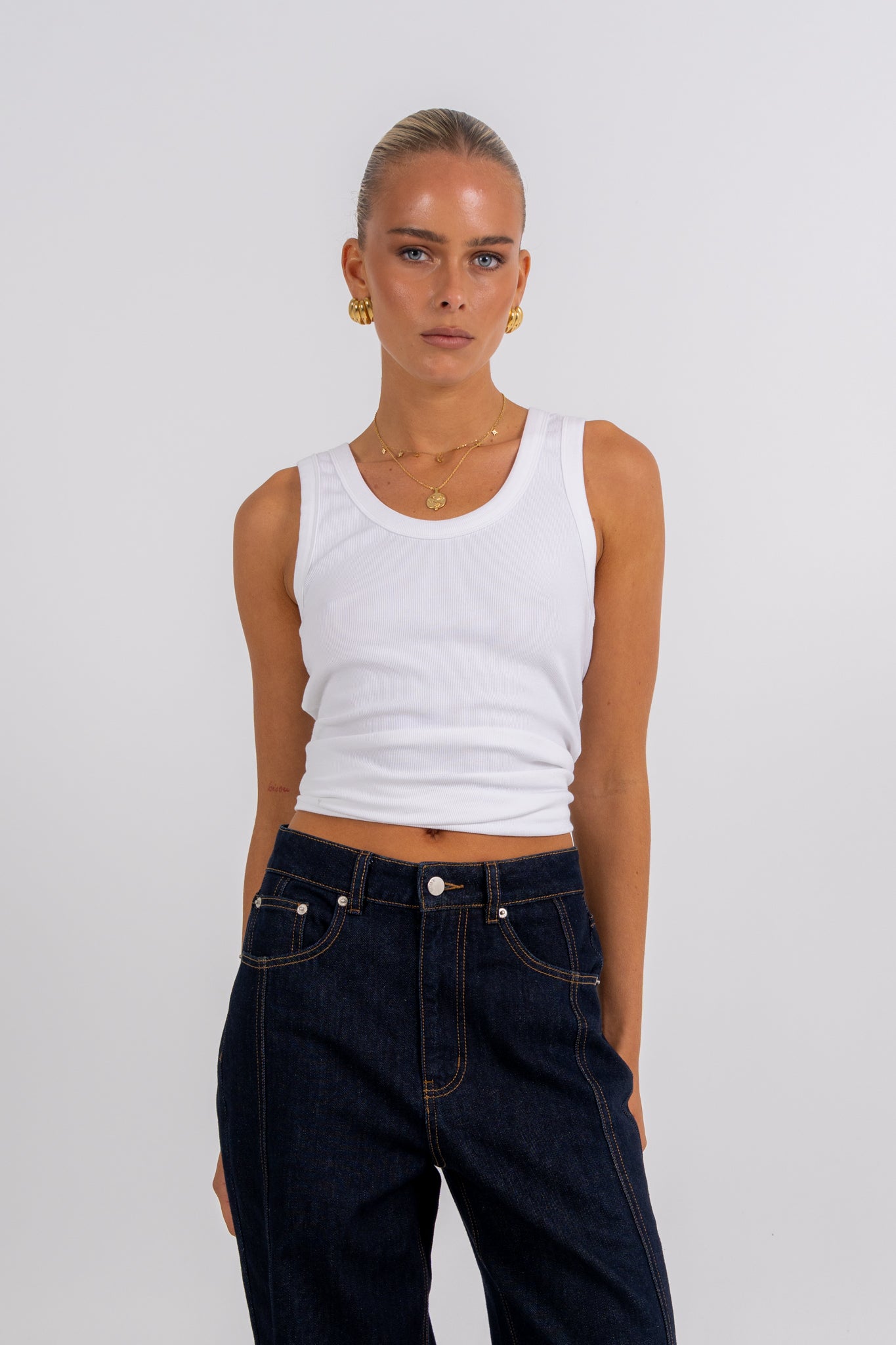 Janey Baggy Leg Jeans Indigo