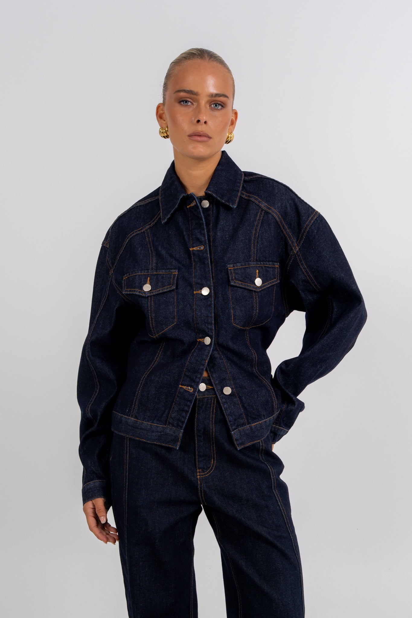 Saya Jacket Indigo