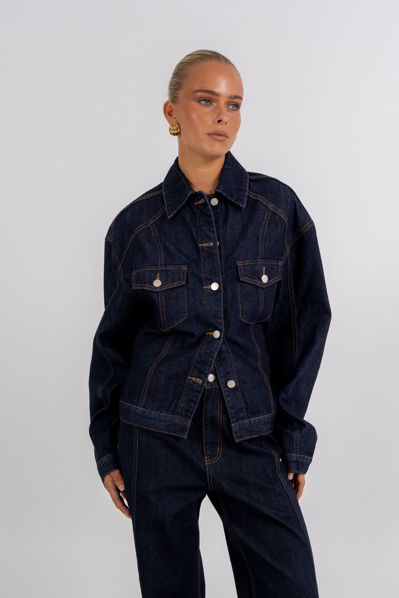 Saya Jacket Indigo